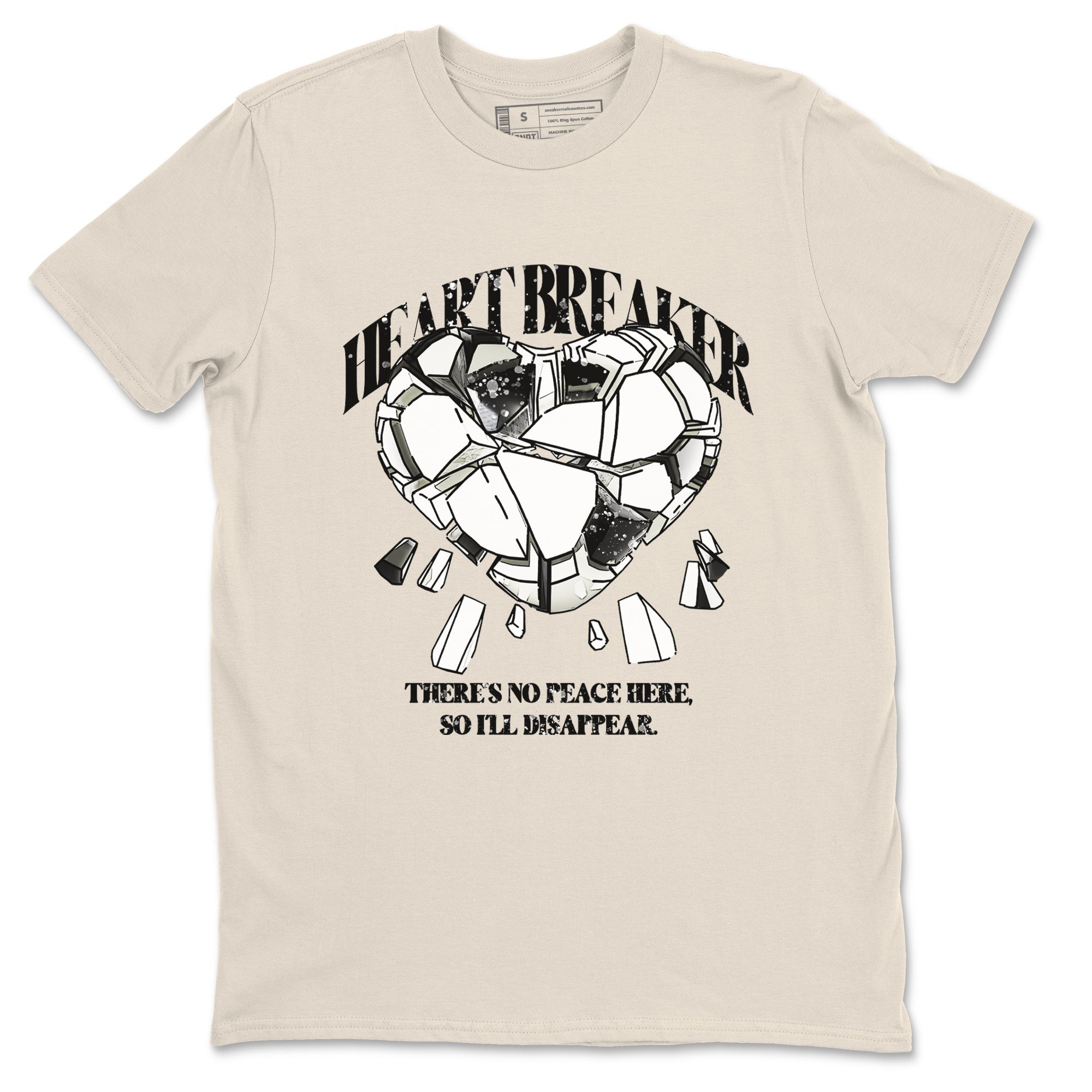 5s Sail shirt to match jordans Heart Breaker sneaker tees Air Jordan 5 Sail Drip Gear Zone unisex cotton Natural 2 crew neck shirt