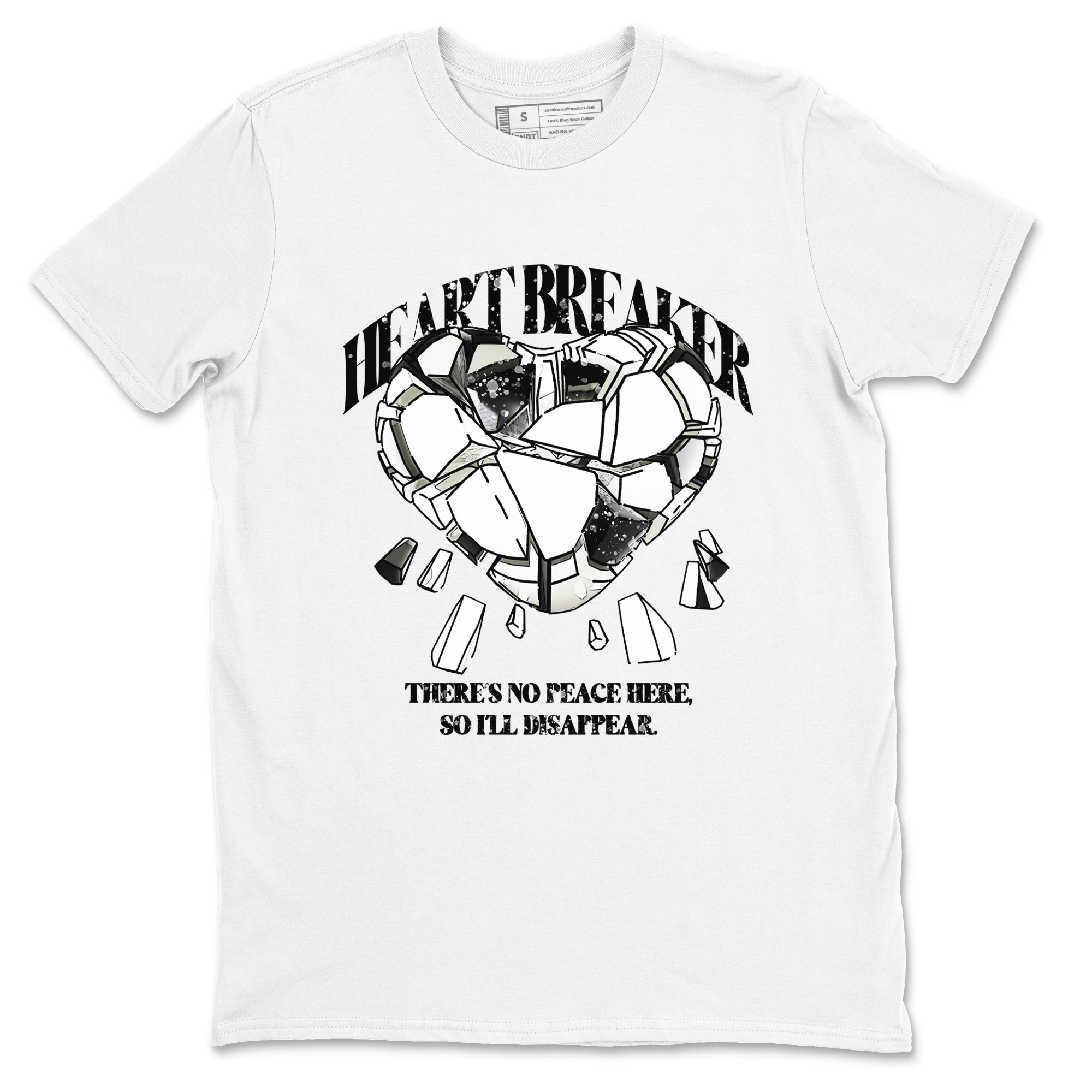 5s Sail shirt to match jordans Heart Breaker sneaker tees Air Jordan 5 Sail Drip Gear Zone unisex cotton White 2 crew neck shirt