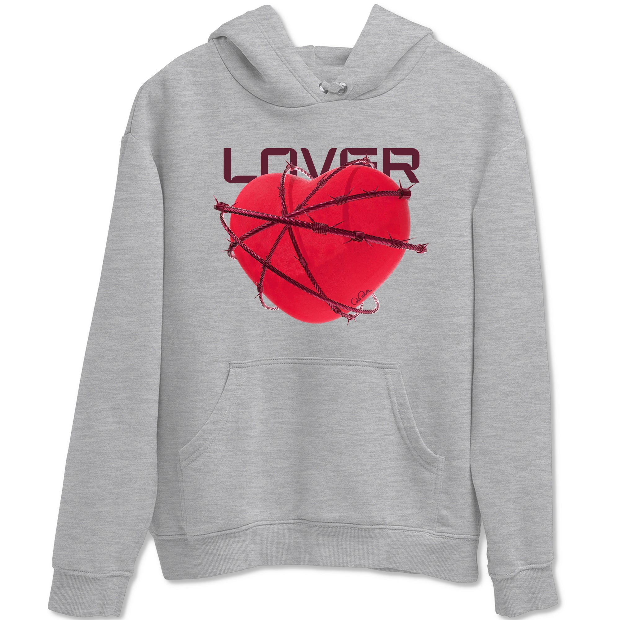 Air Force 1 Layers of Love shirt to match jordans Heart Lover sneaker tees af1 Layers of Love Drip Gear Zone unisex cotton Heather Grey 2 crew neck shirt