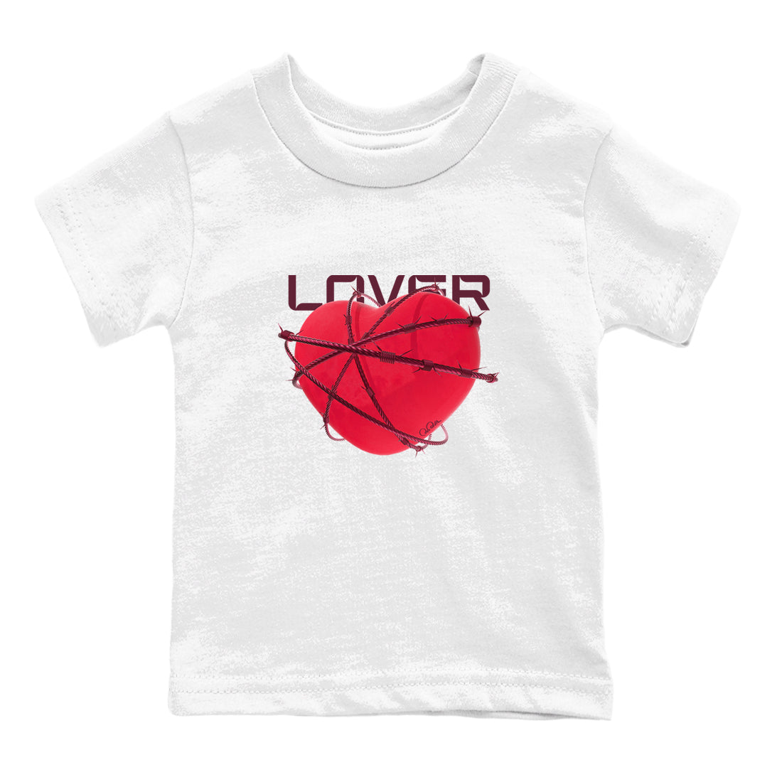 Air Force 1 Layers of Love shirt to match jordans Heart Lover sneaker tees af1 Layers of Love Drip Gear Zone baby toddler White 2 cotton Shirt