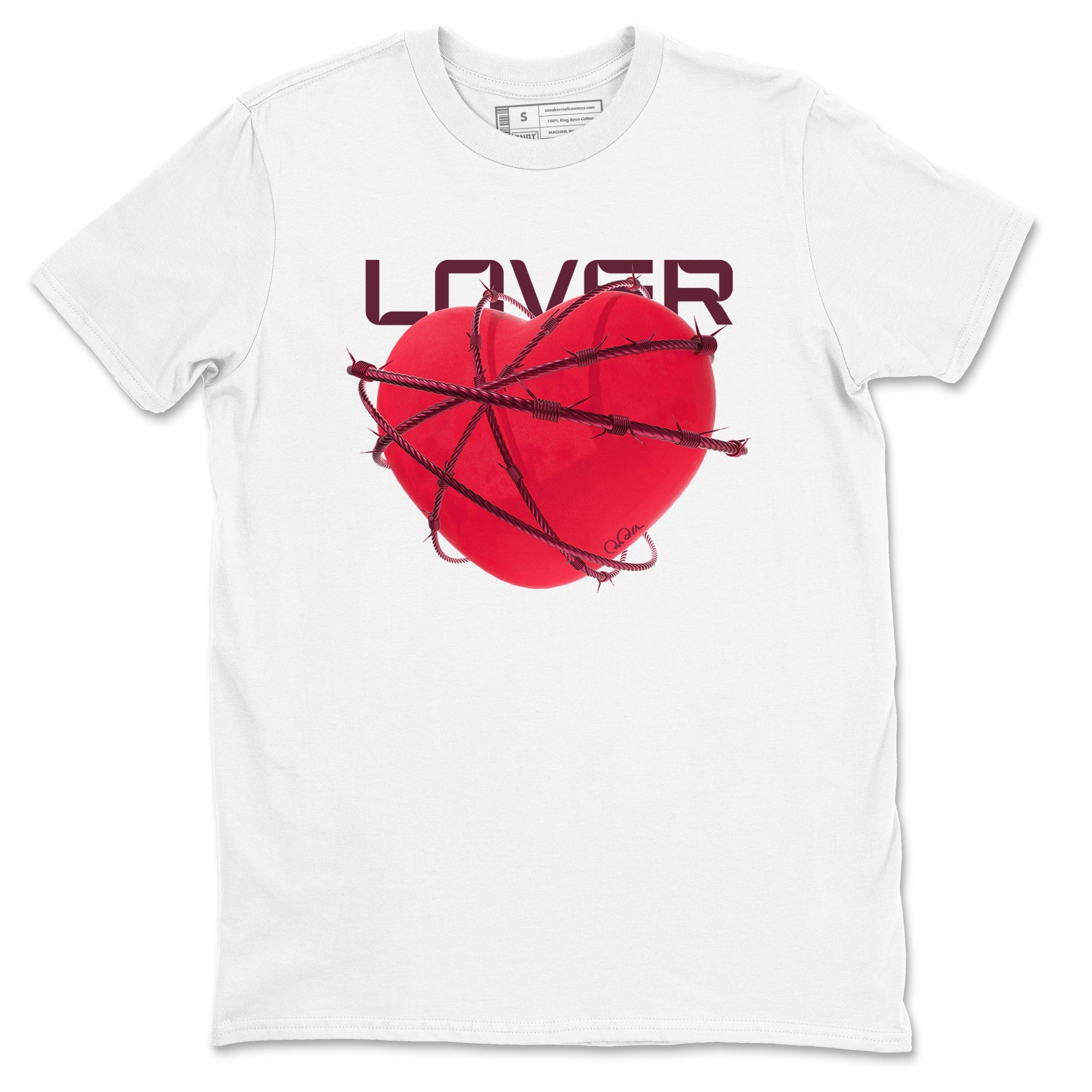 Air Force 1 Layers of Love shirt to match jordans Heart Lover sneaker tees af1 Layers of Love Drip Gear Zone unisex cotton White 2 crew neck shirt