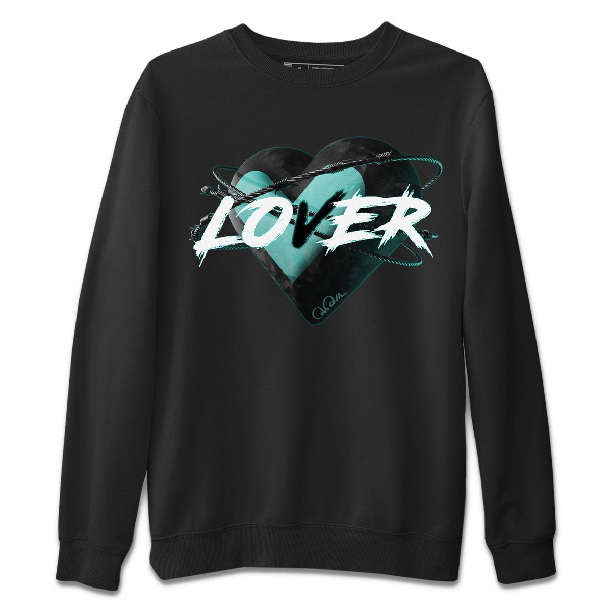Air Force 1 Tiffany Shirt To Match Jordans Heart Lover Sneaker Tees Nike Tiffany AF1Drip Gear Zone Sneaker Matching Clothing Unisex Shirts Black 2