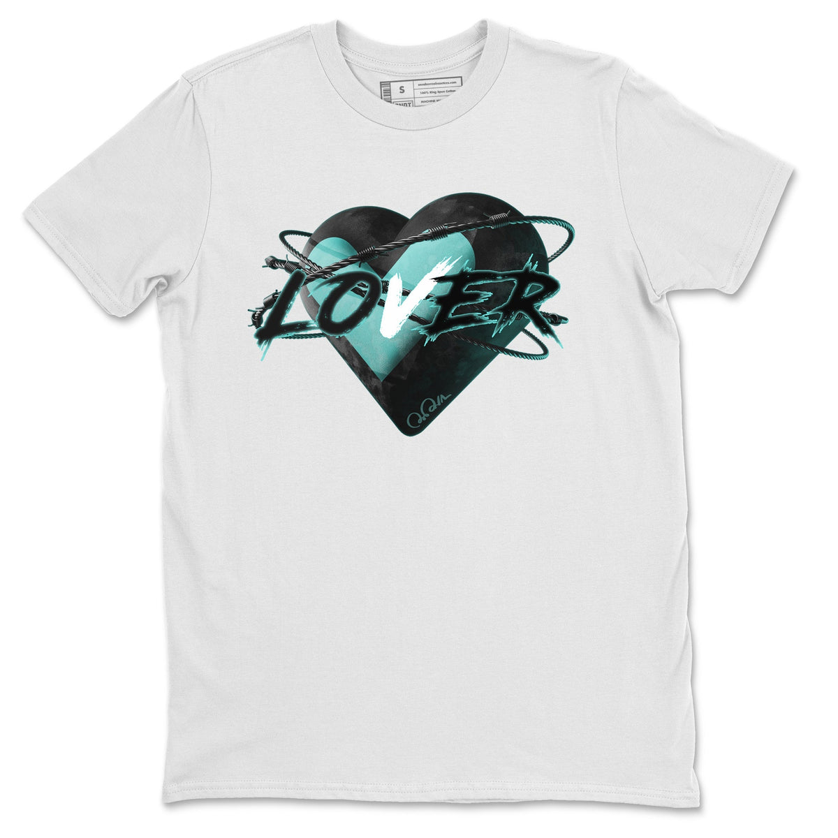 Air Force 1 Tiffany Shirt To Match Jordans Heart Lover Sneaker Tees Nike Tiffany AF1Drip Gear Zone Sneaker Matching Clothing Unisex Shirts White 2