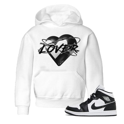 Air Jordan 1 Homage Shirt To Match Jordans Heart Lover Sneaker Tees AJ1 Homage Drip Gear Zone Sneaker Matching Clothing Kids Shirts White 1