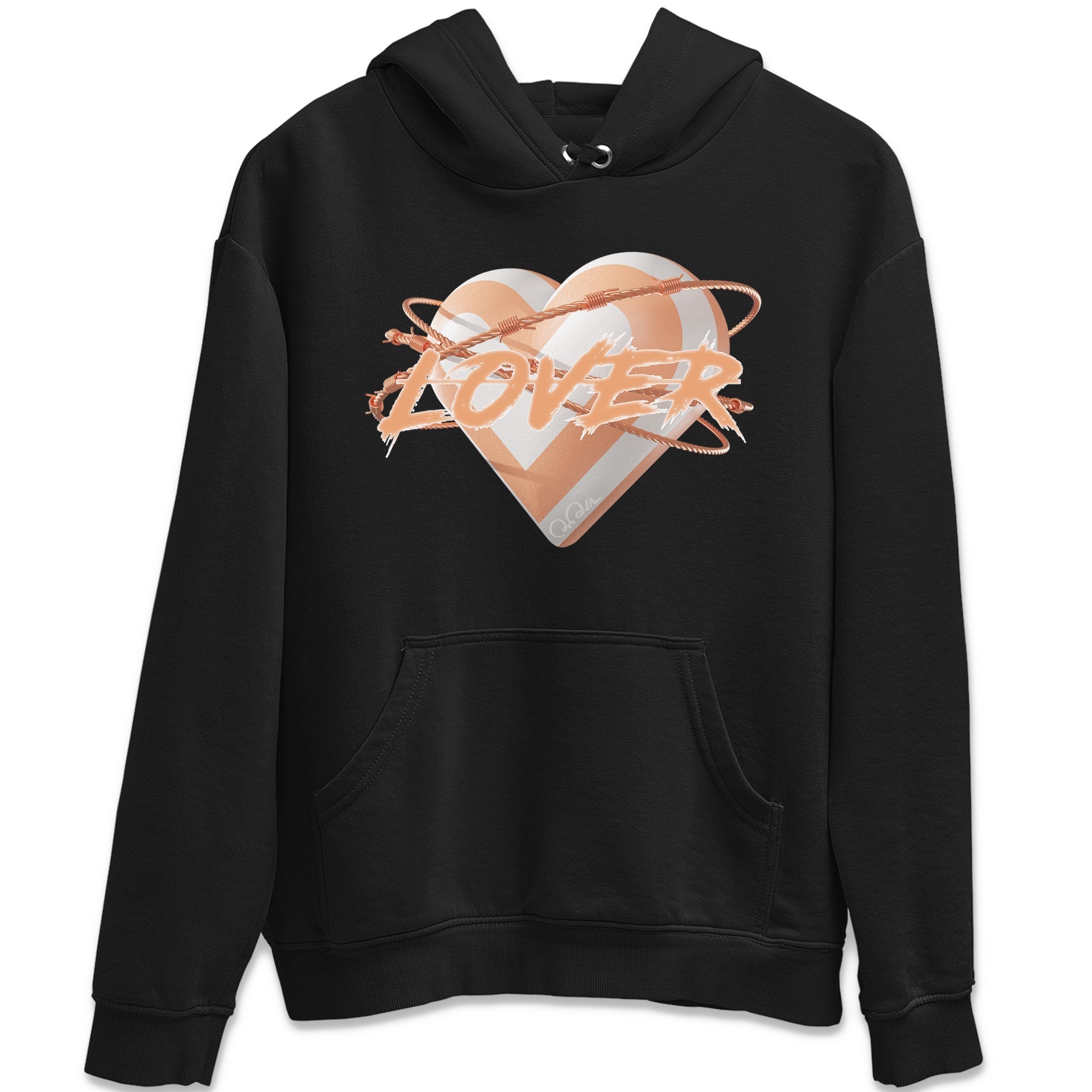 Air Jordan 1 Paraline shirt to match jordans Heart Lover Streetwear Sneaker Shirt AJ1Paraline Drip Gear Zone Sneaker Matching Clothing Unisex Black 2 T-Shirt