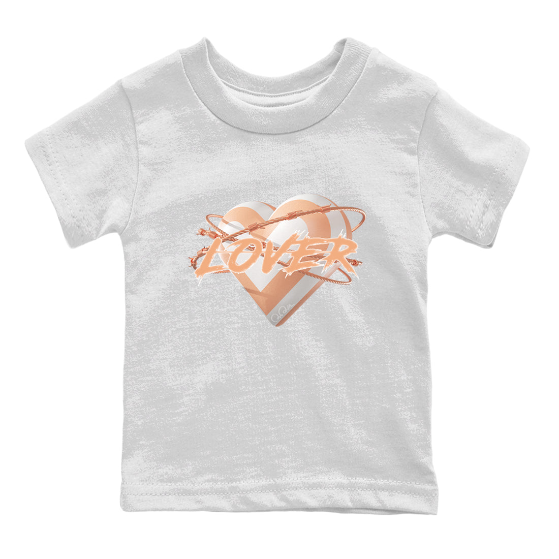 Air Jordan 1 Paraline shirt to match jordans Heart Lover Streetwear Sneaker Shirt AJ1Paraline Drip Gear Zone Sneaker Matching Clothing Baby Toddler White 2 T-Shirt