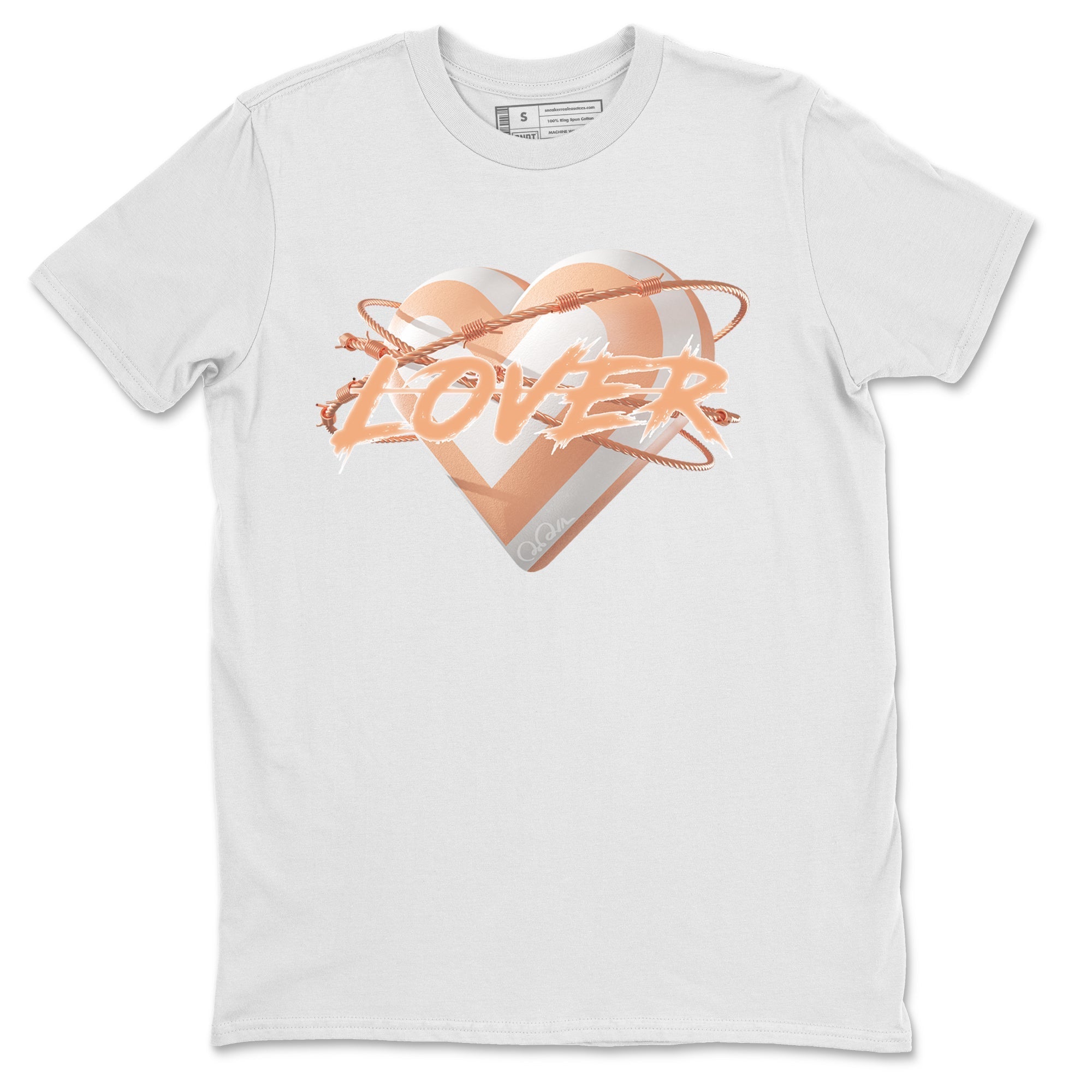 Air Jordan 1 Paraline shirt to match jordans Heart Lover Streetwear Sneaker Shirt AJ1Paraline Drip Gear Zone Sneaker Matching Clothing Unisex White 2 T-Shirt