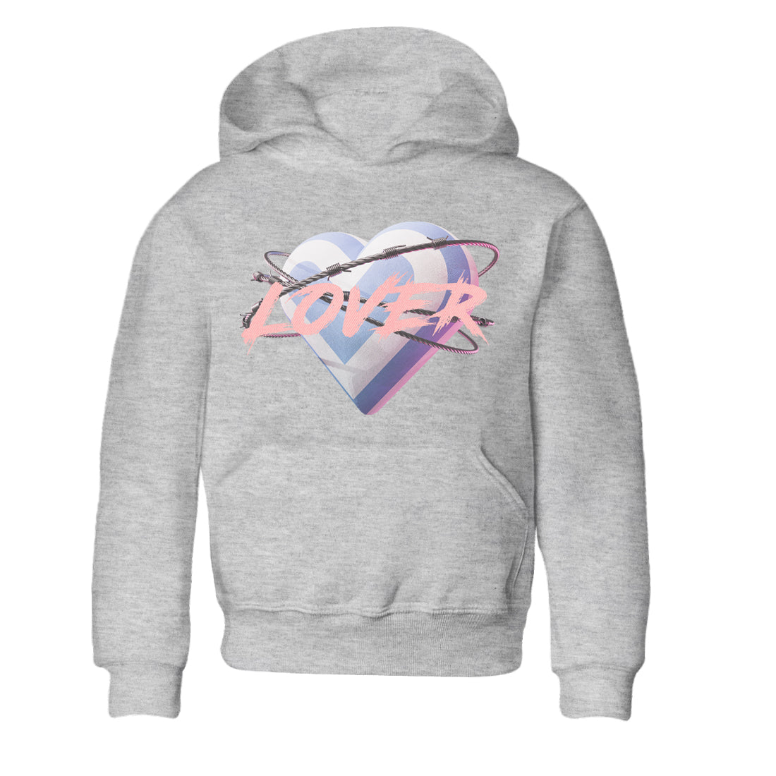 Air Jordan 1 Skyline Shirt To Match Jordans Heart Lover Sneaker Tees AJ1 Skyline Drip Gear Zone Sneaker Matching Clothing Kids Shirts Heather Grey 2