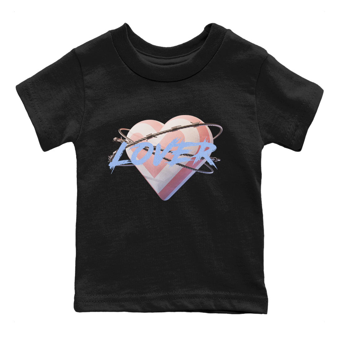 Air Jordan 1 Skyline Shirt To Match Jordans Heart Lover Sneaker Tees AJ1 Skyline Drip Gear Zone Sneaker Matching Clothing Kids Shirts Black 2