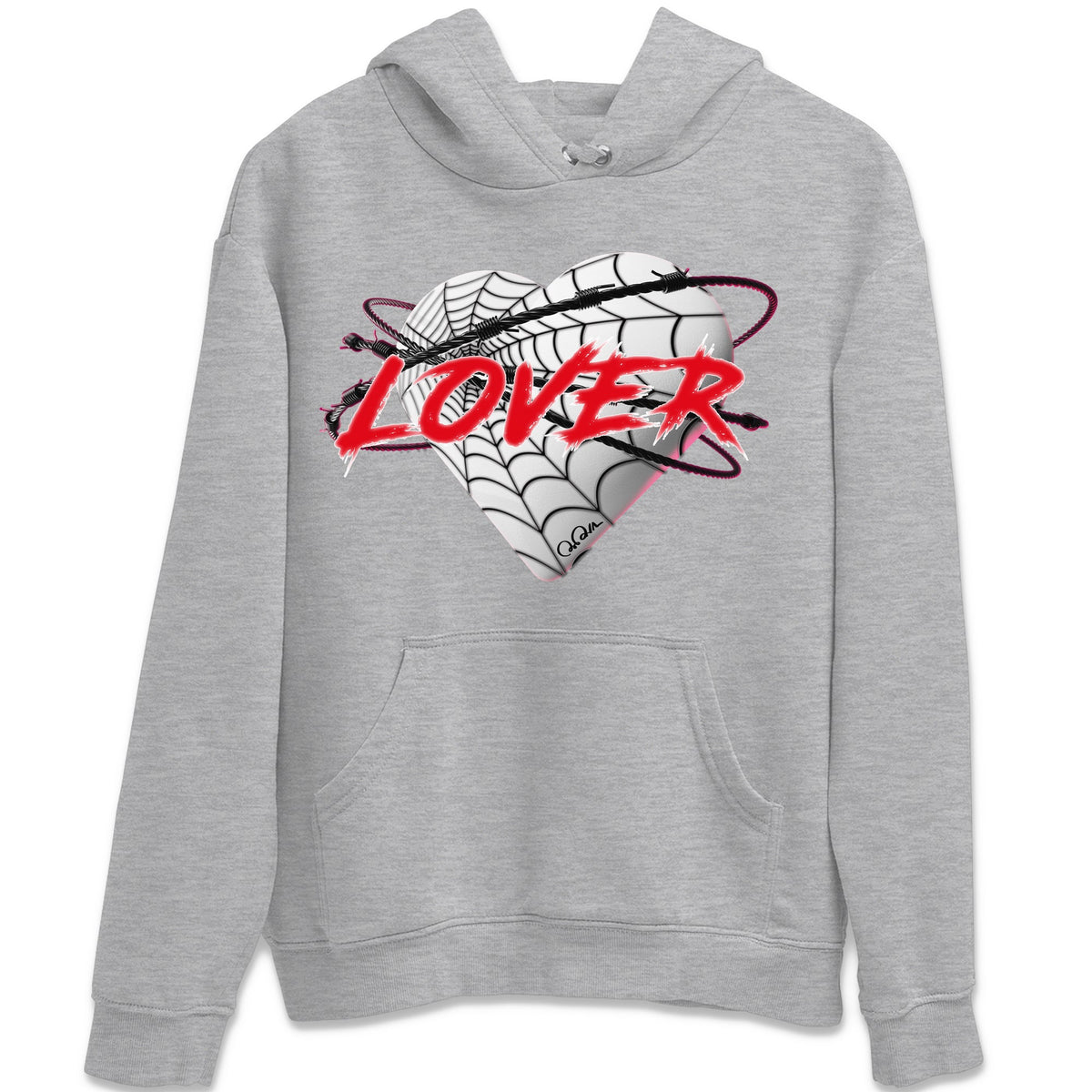 Air Jordan 1 Spider Man Sneaker Match Tees Heart Lover Sneaker Release Tees AJ1 Spider Man Sneaker Release Tees Unisex Shirts Heather Grey 2