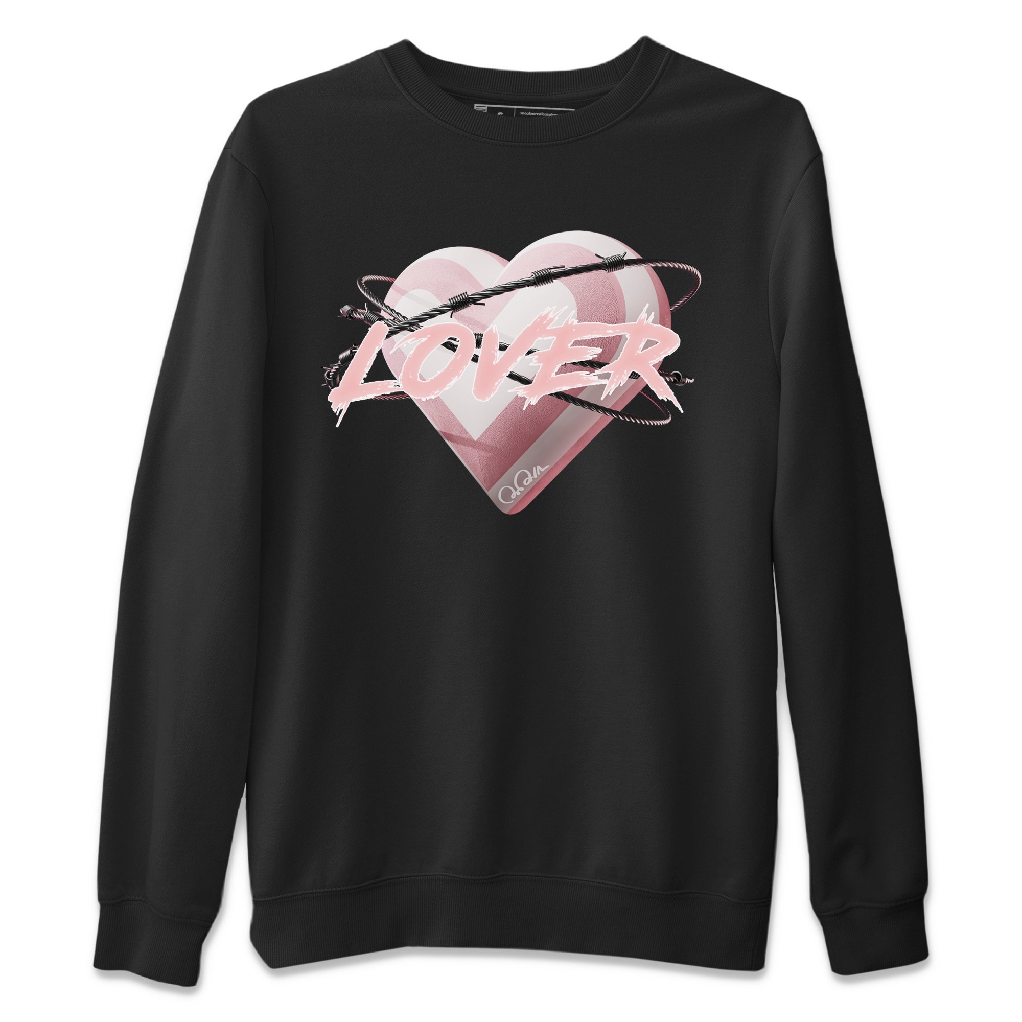 AJ1 Retro High OG Washed Pink Sneaker Match Tees Heart Lover Streetwear Sneaker Shirt AJ1 Retro High OG Washed Pink Sneaker Release Tees Unisex Shirts Black 2