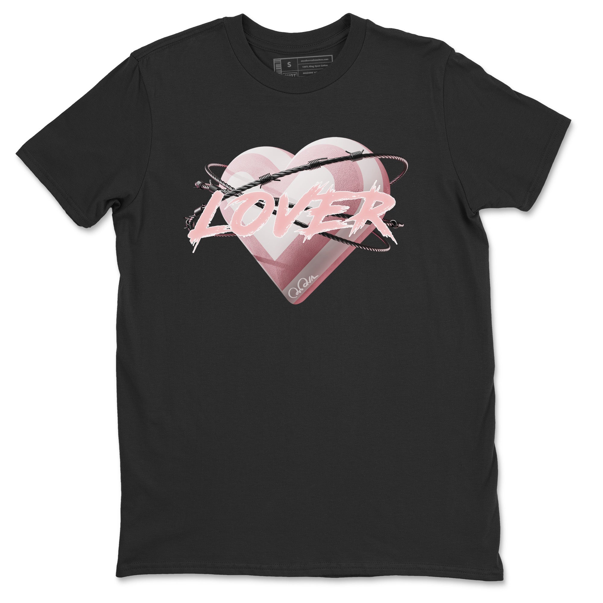 AJ1 Retro High OG Washed Pink Sneaker Match Tees Heart Lover Streetwear Sneaker Shirt AJ1 Retro High OG Washed Pink Sneaker Release Tees Unisex Shirts Black 2