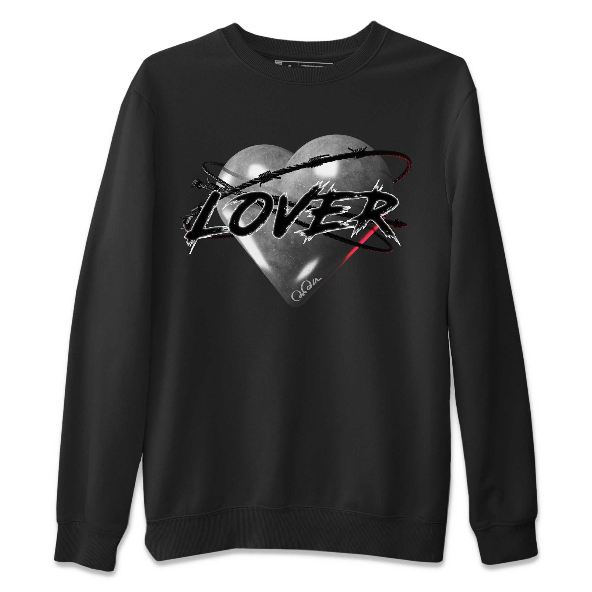 Air Jordan 14 Metallic Silver Sneaker Match Tees Heart Lover Streetwear Sneaker Shirt AJ14 Metallic Silver Sneaker Release Tees Unisex Shirts Black 2