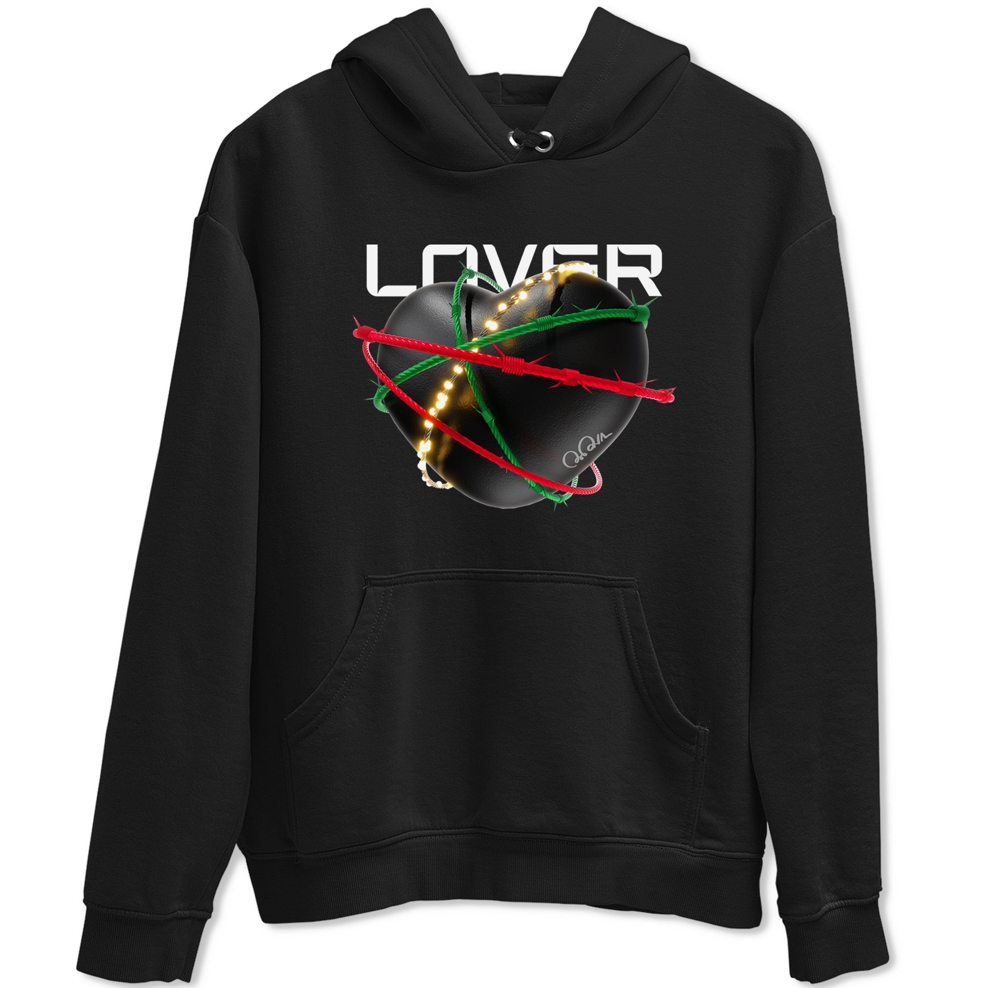 Jordan 2 Low Christmas X-mas Holiday special gift shirt to match jordans Heart Lover sneaker tees Air Jordan 2 Christmas Drip Gear Zone Unisex Black 2 T-Shirt