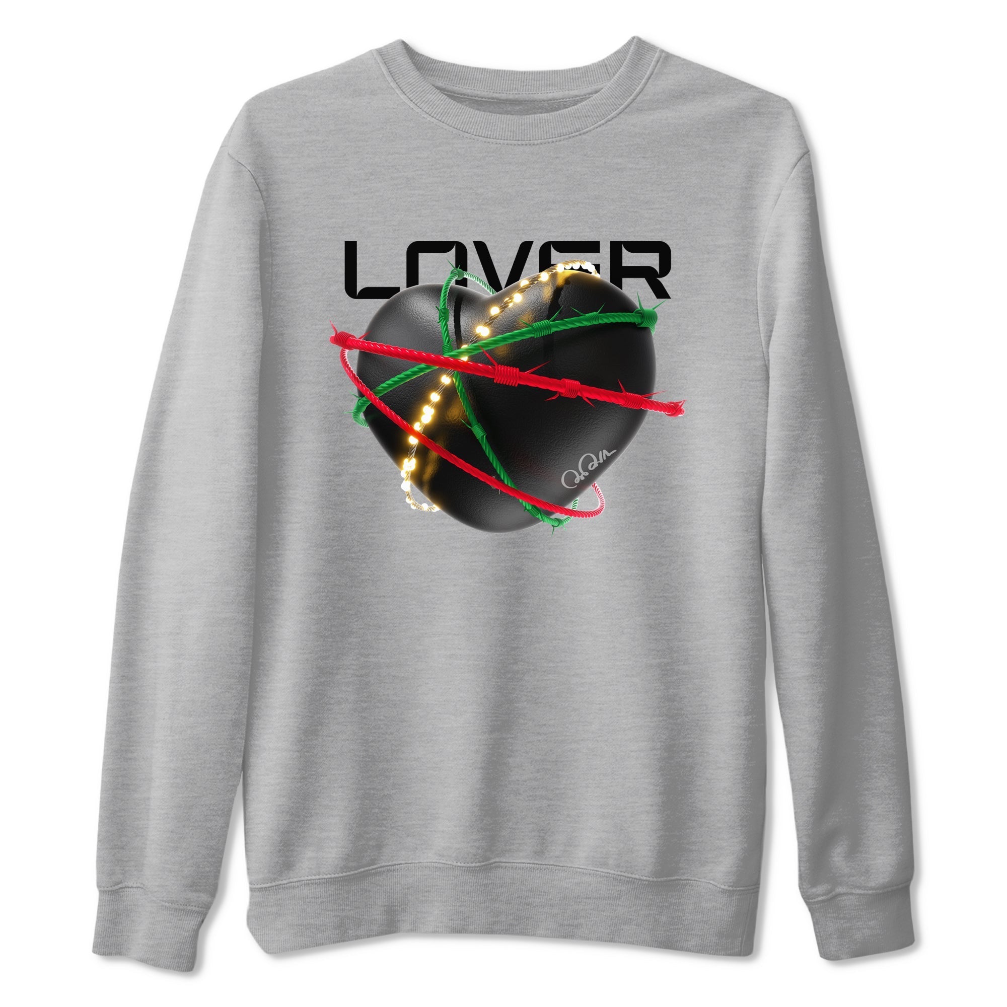 Jordan 2 Low Christmas X-mas Holiday special gift shirt to match jordans Heart Lover sneaker tees Air Jordan 2 Christmas Drip Gear Zone Unisex Heather Grey 2 T-Shirt