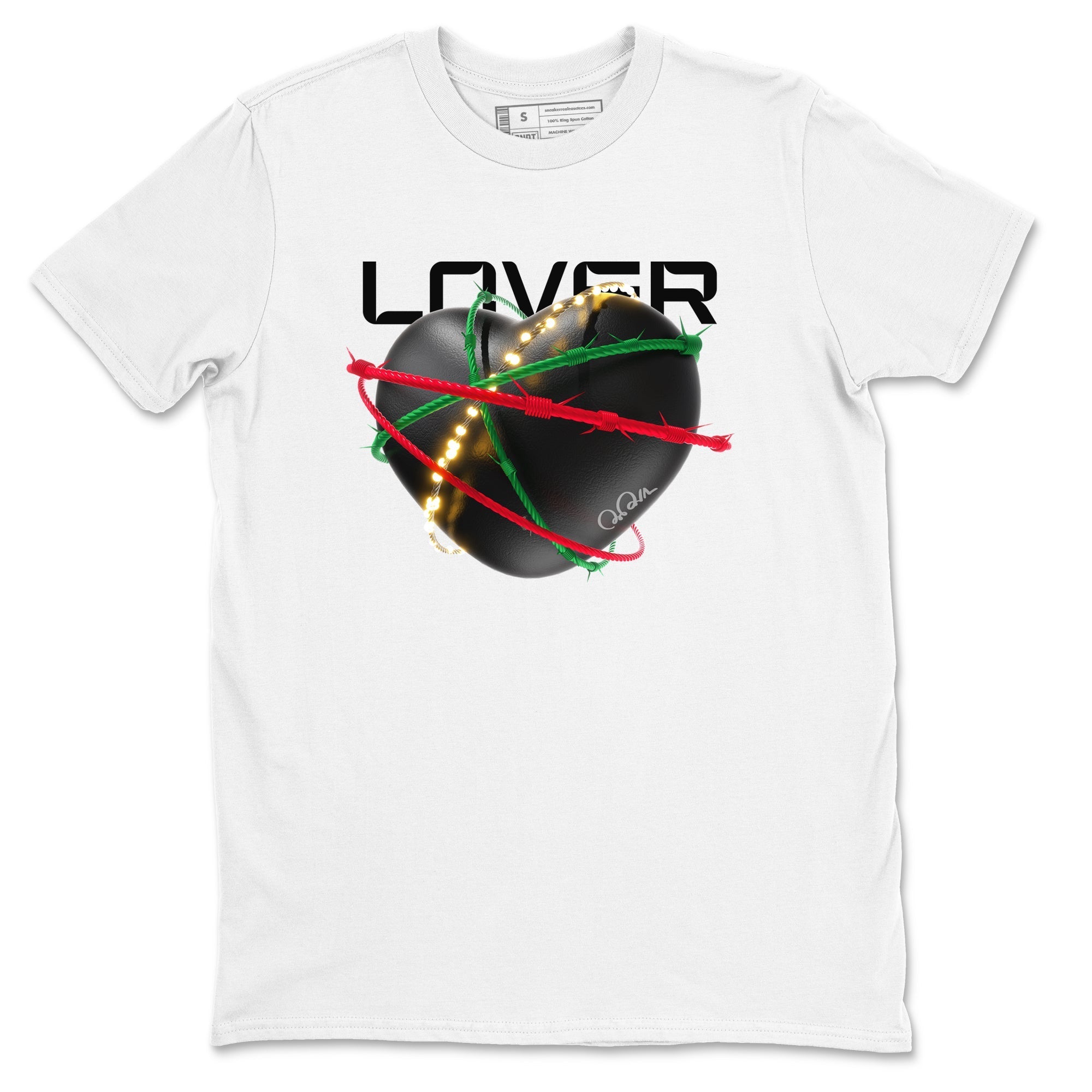 Jordan 2 Low Christmas X-mas Holiday special gift shirt to match jordans Heart Lover sneaker tees Air Jordan 2 Christmas Drip Gear Zone Unisex White 2 T-Shirt