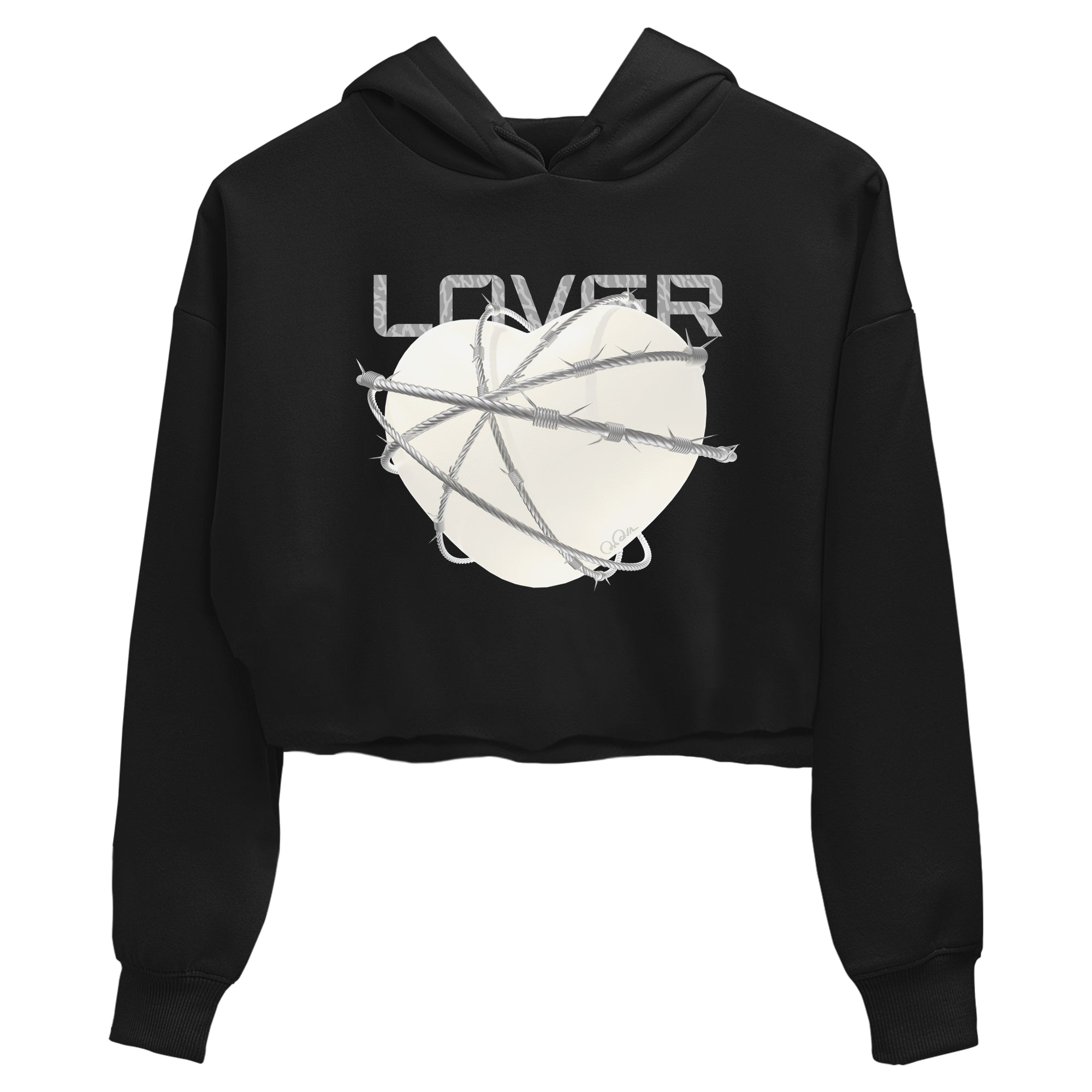 3s Ivory shirt to match jordans Heart Lover sneaker tees Air Jordan 3 Ivory Drip Gear Zone Black 2 crop length shirt