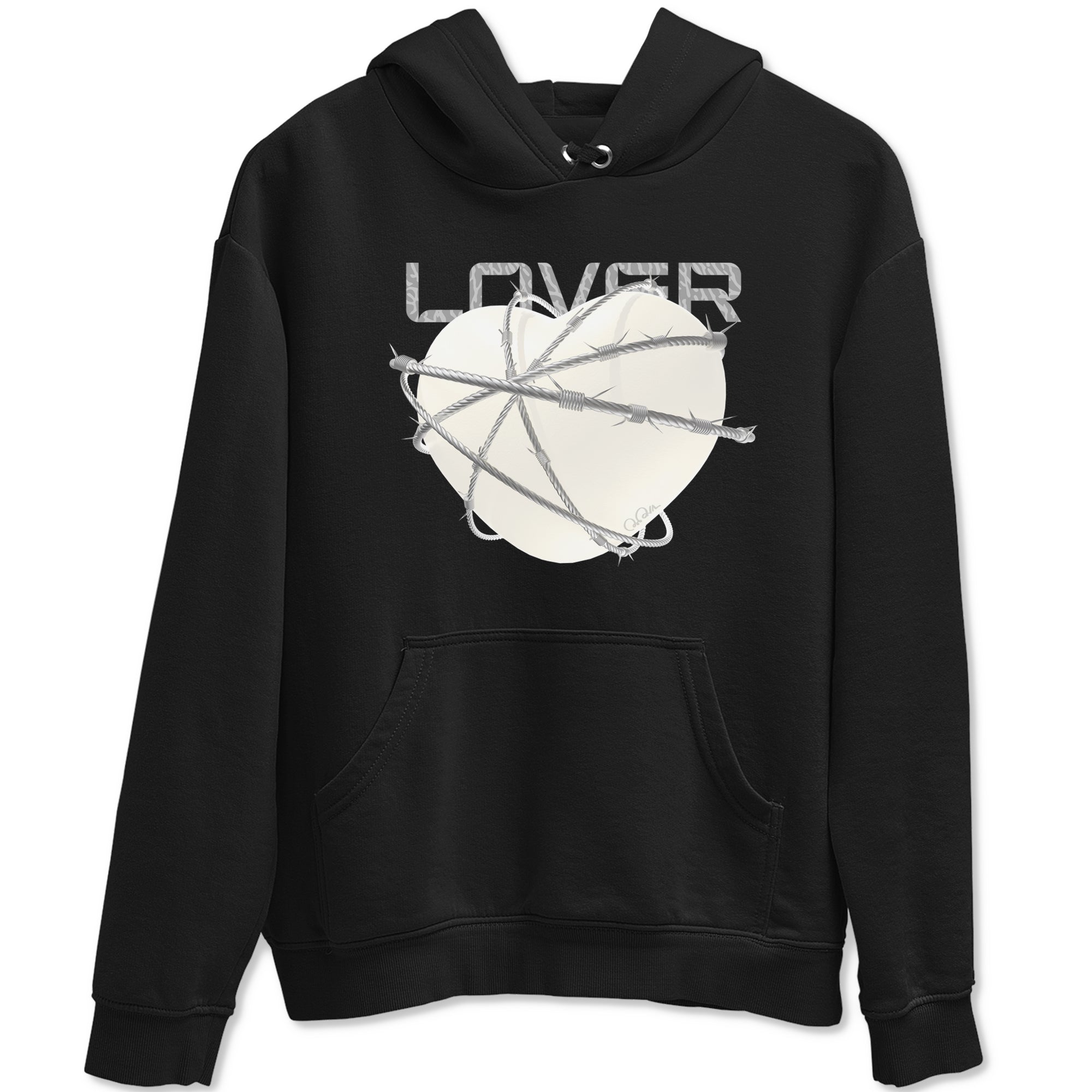 3s Ivory shirt to match jordans Heart Lover sneaker tees Air Jordan 3 Ivory Drip Gear Zone unisex cotton Black 2 crew neck shirt