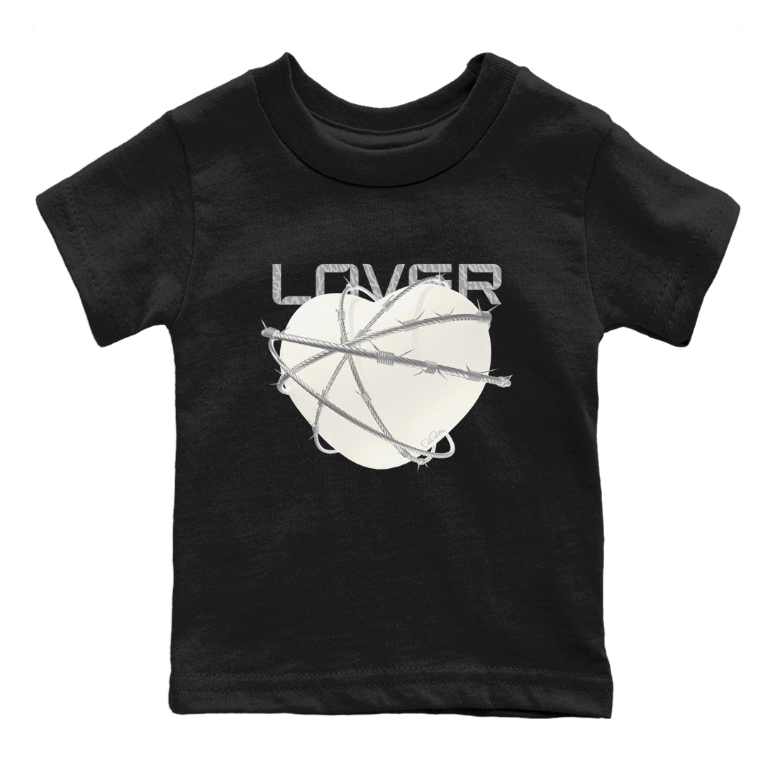 3s Ivory shirt to match jordans Heart Lover sneaker tees Air Jordan 3 Ivory Drip Gear Zone baby toddler Black 2 cotton Shirt