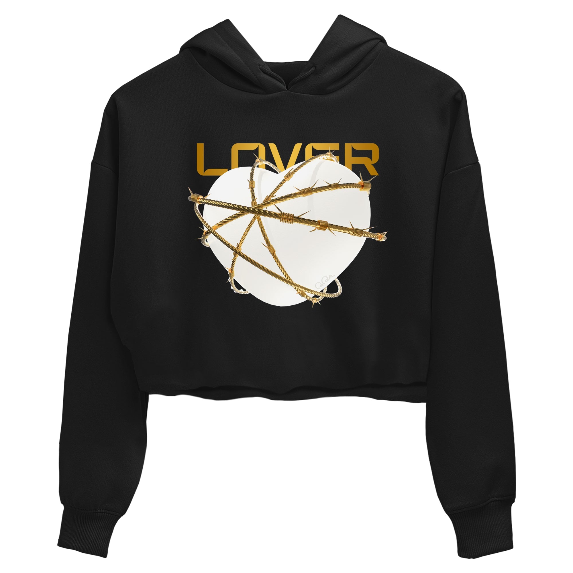 4s Sail 2024 shirt to match jordans Heart Lover sneaker tees Air Jordan 4 Sail 2024 Drip Gear Zone Black 2 crop length shirt