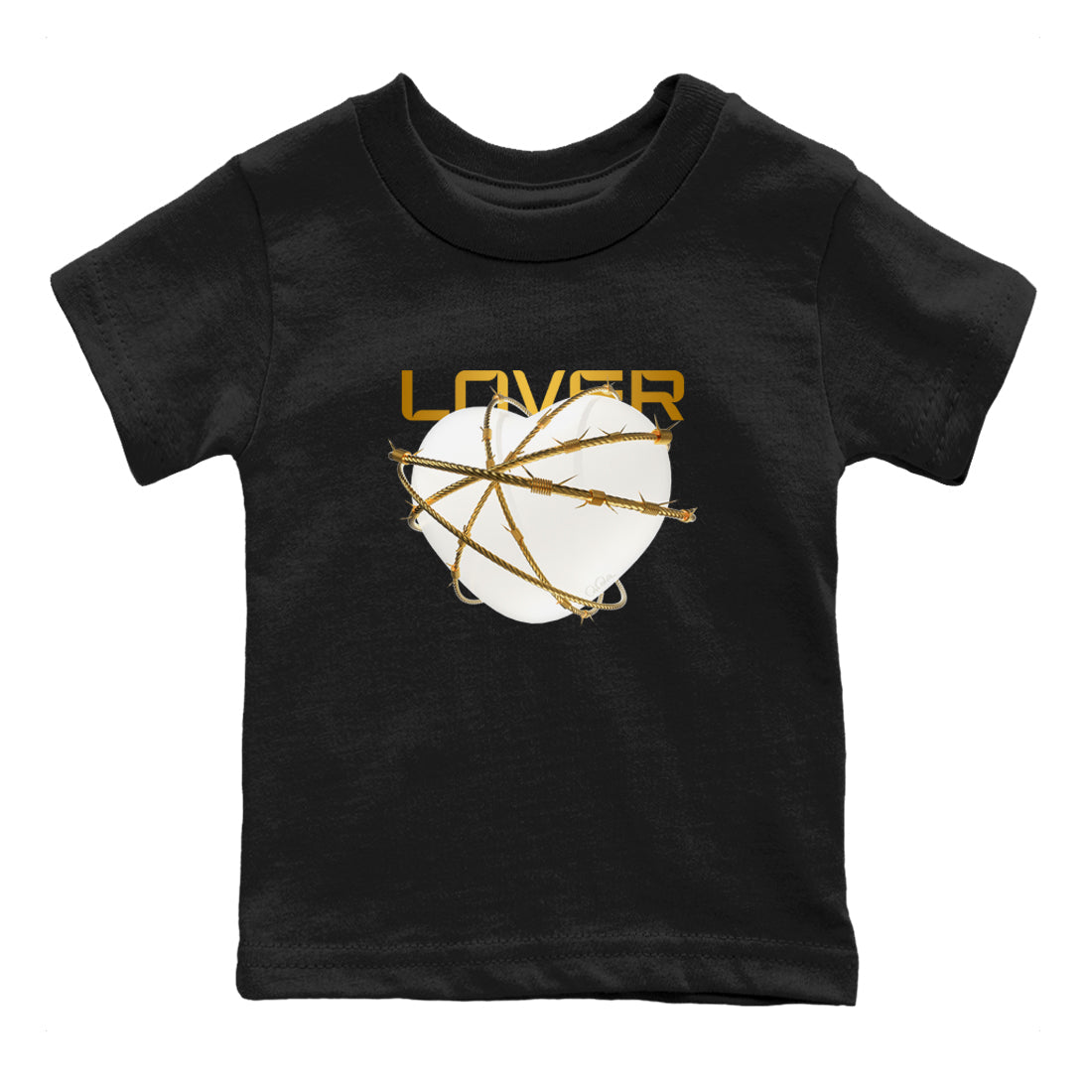 4s Sail 2024 shirt to match jordans Heart Lover sneaker tees Air Jordan 4 Sail 2024 Drip Gear Zone baby toddler Black 2 cotton Shirt