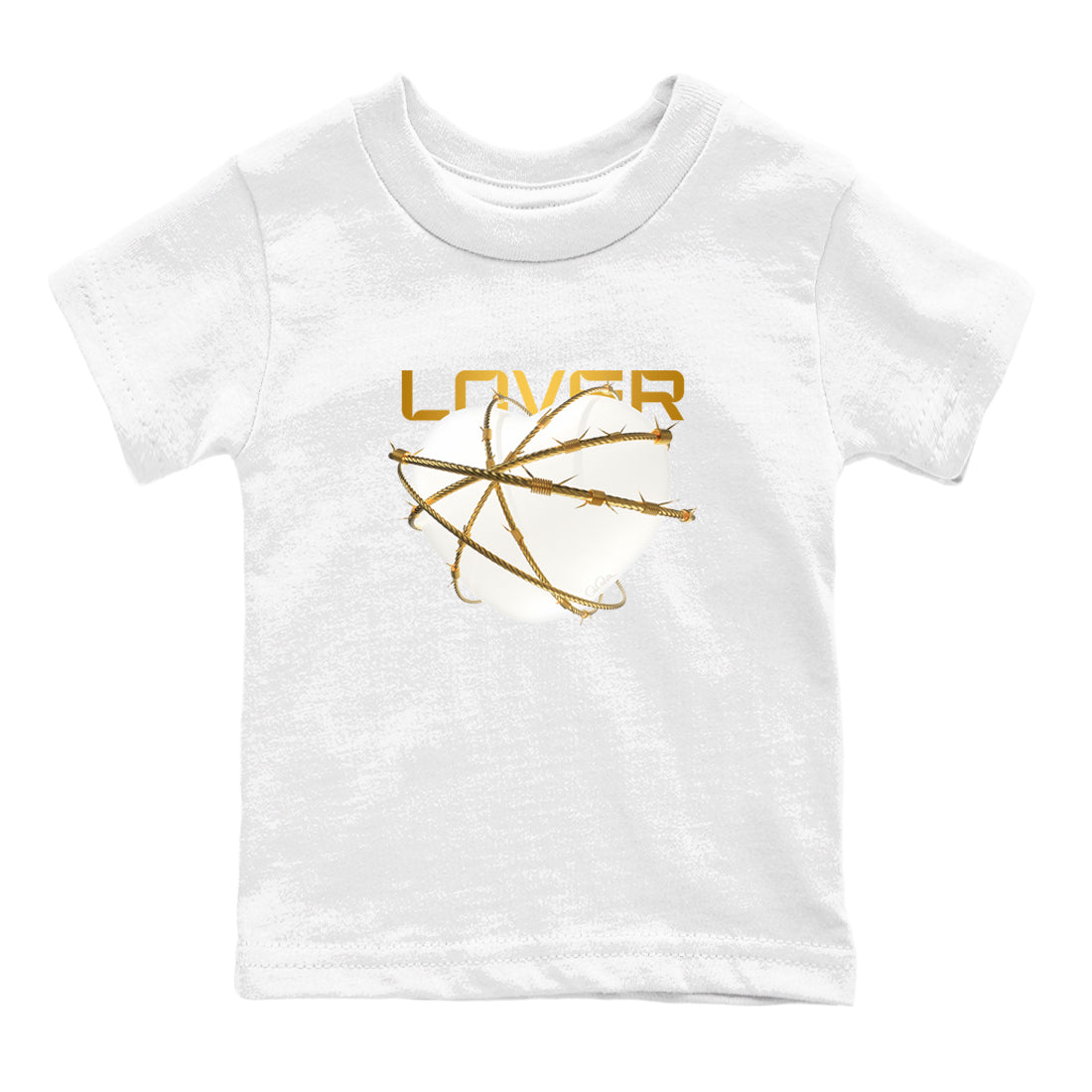 4s Sail 2024 shirt to match jordans Heart Lover sneaker tees Air Jordan 4 Sail 2024 Drip Gear Zone baby toddler White 2 cotton Shirt