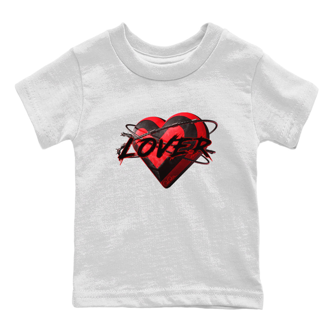 Air Jordan 6 Toro Bravo Sneaker Match Tees Heart Lover Streetwear Sneaker Shirt 3D Graphic Design Shirts AJ6 Toro Bravo Sneaker Release Tees Kids Shirts White 2