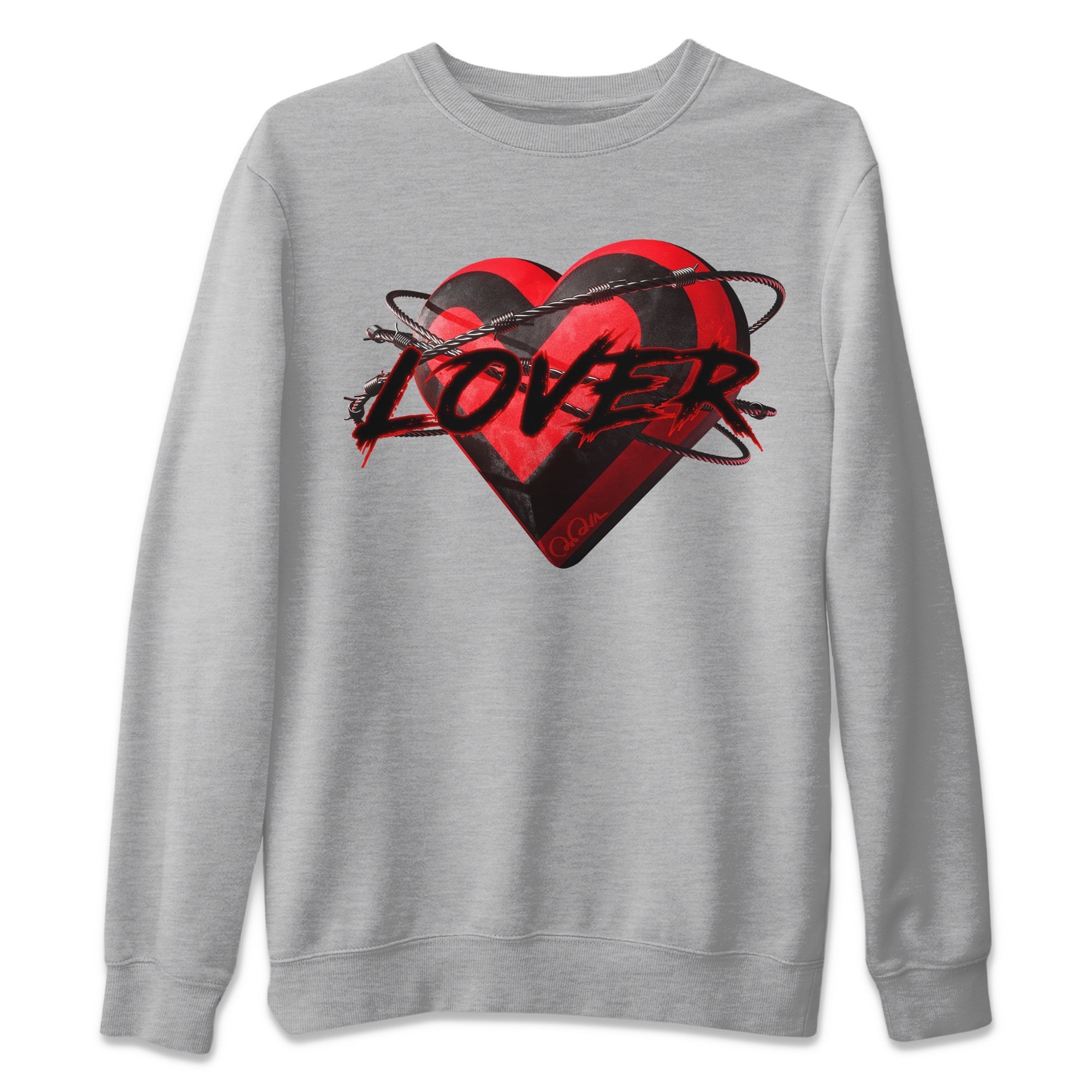 Air Jordan 6 Toro Bravo Sneaker Match Tees Heart Lover Streetwear Sneaker Shirt 3D Graphic Design Shirts AJ6 Toro Bravo Sneaker Release Tees Unisex Shirts Heather Grey 2