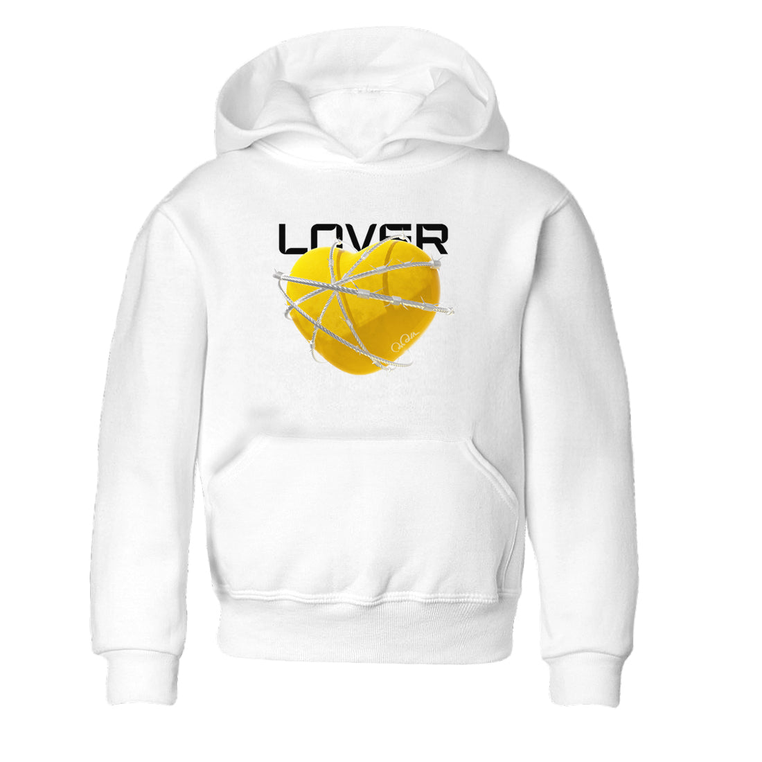6s Yellow Ochre shirt to match jordans Heart Lover sneaker tees streetwear brand Air Jordan 6 Yellow Ochre Drip Gear Zone Brand Baby Toddler White 2 T-Shirt