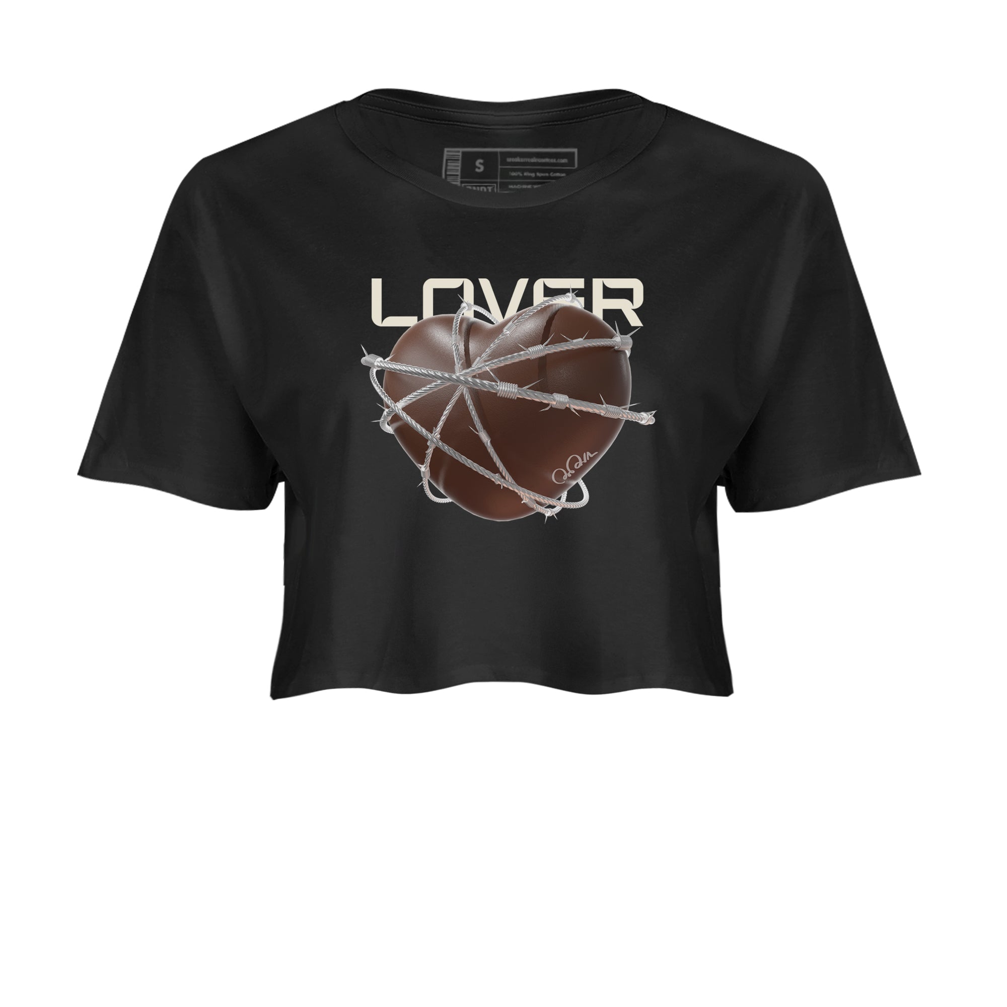 Dunk Cacao Wow shirt to match jordans Heart Lover sneaker match tees Nike Dunk Cacao Wow Drip Gear Zone Black 2 Crop T-Shirt