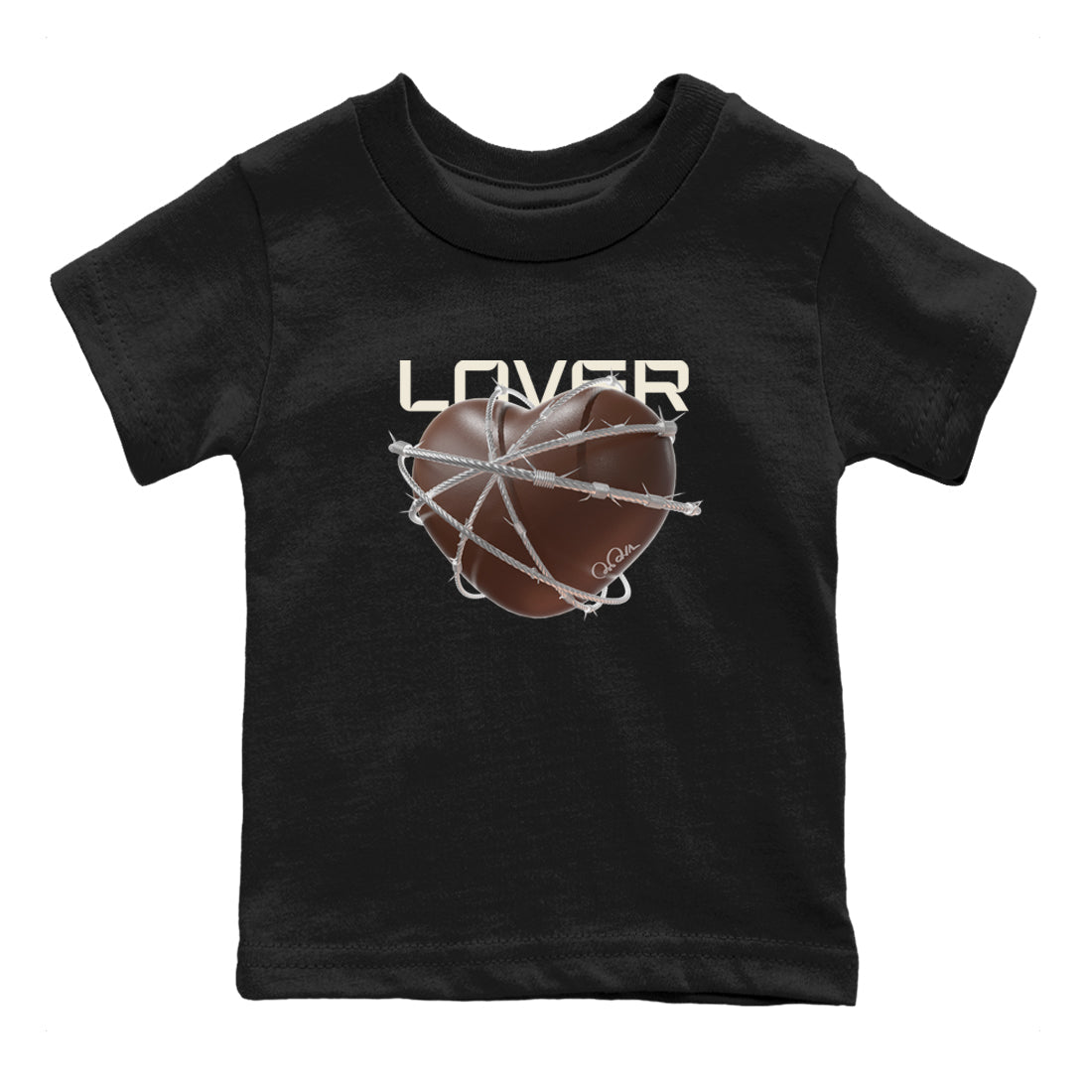 Dunk Cacao Wow shirt to match jordans Heart Lover sneaker match tees Nike Dunk Cacao Wow Drip Gear Zone Baby Toddler Black 2 T-Shirt
