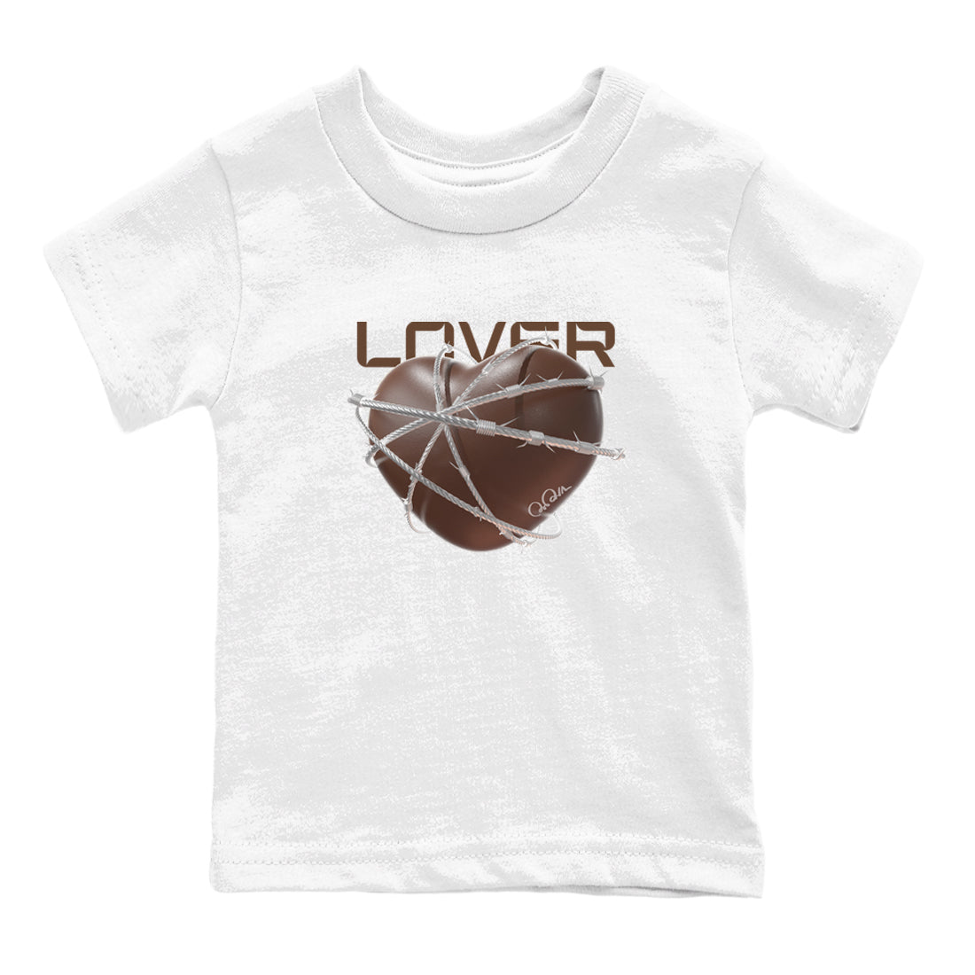 Dunk Cacao Wow shirt to match jordans Heart Lover sneaker match tees Nike Dunk Cacao Wow Drip Gear Zone Baby Toddler White 2 T-Shirt