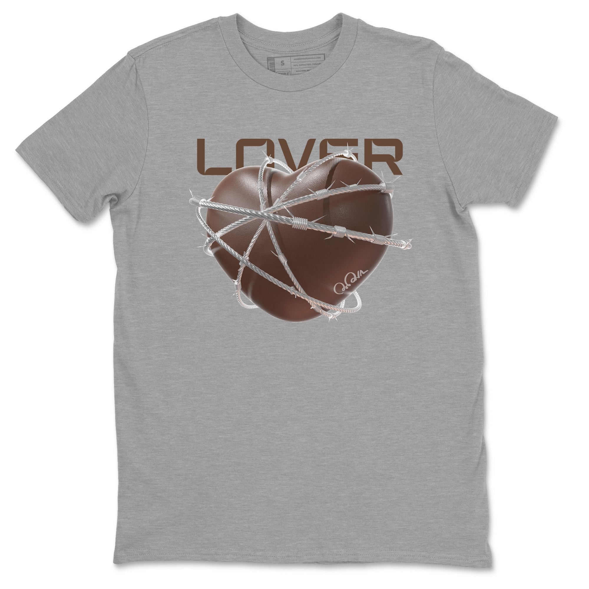 Dunk Cacao Wow shirt to match jordans Heart Lover sneaker match tees Nike Dunk Cacao Wow Drip Gear Zone Unisex Heather Grey 2 T-Shirt