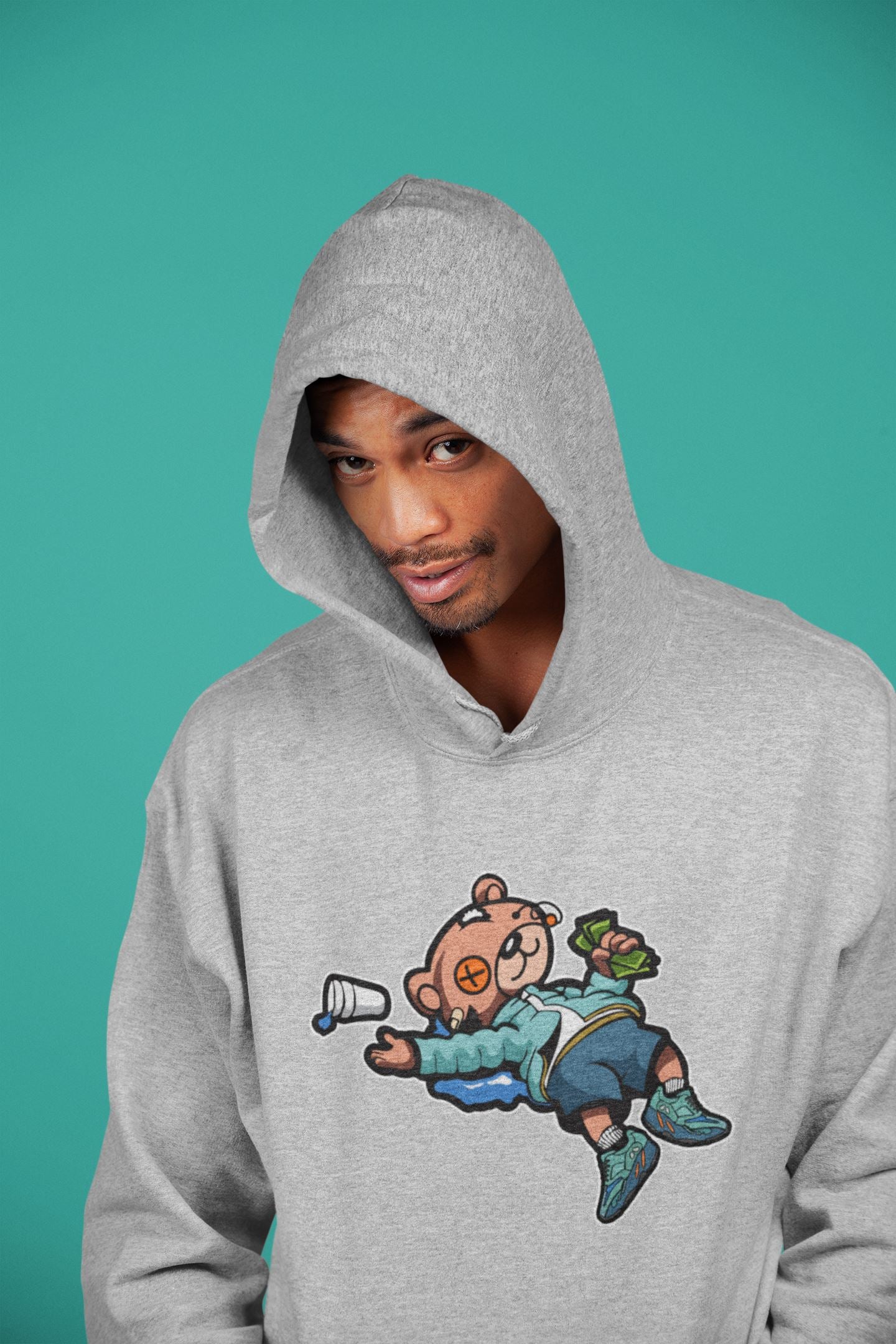 Yeezy 700 Faded Azure Shirt To Match Jordans Drunk Teddy Bear Sneaker Tees Yeezy 700 Faded Azure Drip Gear Zone Sneaker Matching Clothing Unisex Shirts