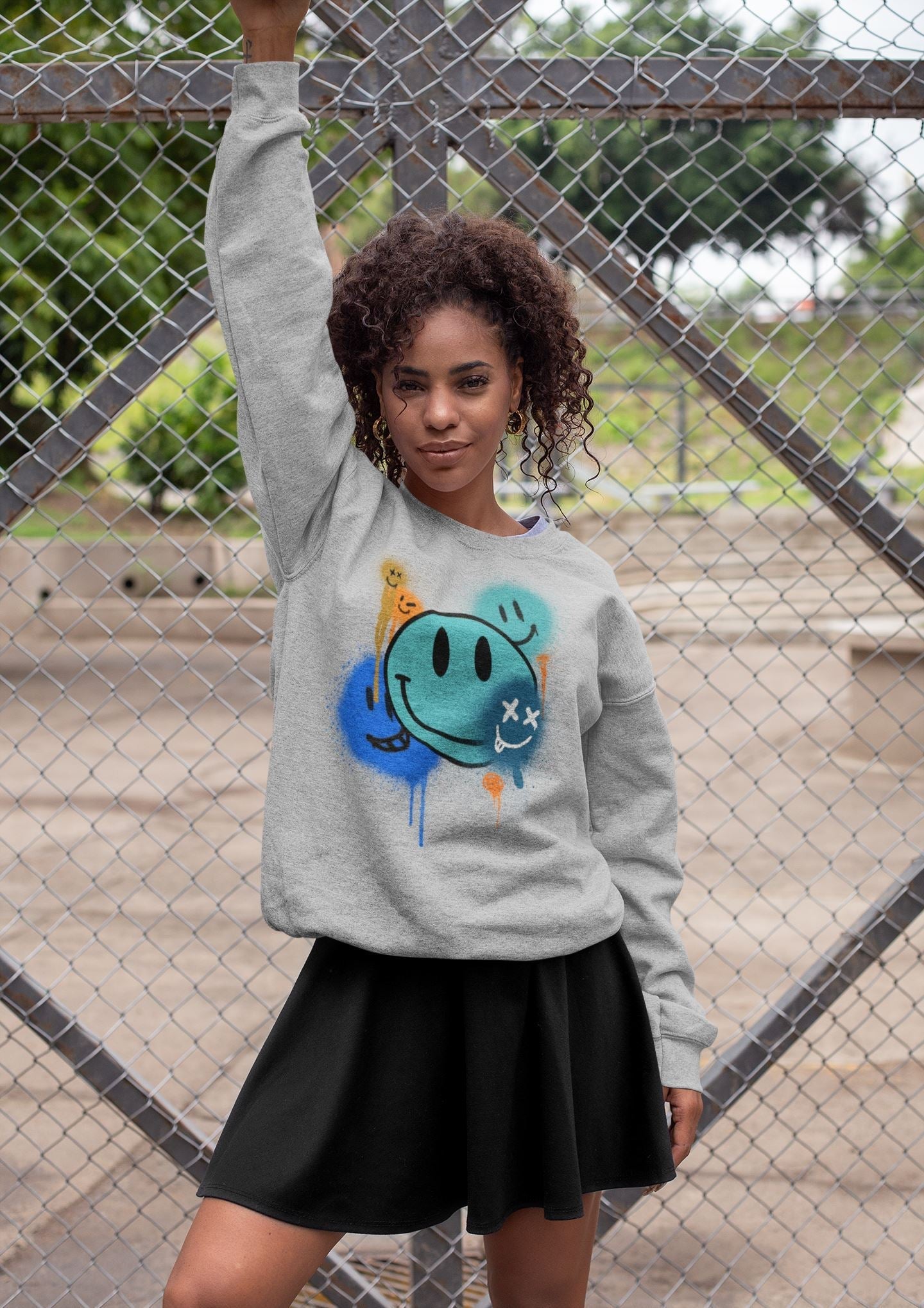 Yeezy 700 Faded Azure Shirt To Match Jordans Smile Painting Sneaker Tees Yeezy 700 Faded Azure Drip Gear Zone Sneaker Matching Clothing Unisex Shirts