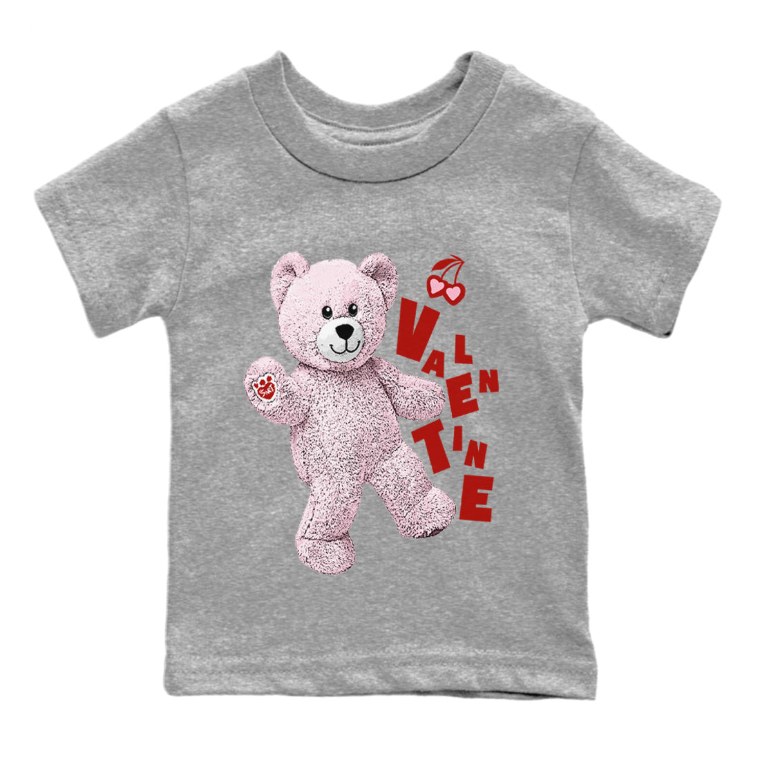 Air Force 1 Valentines Day Sneaker Match Tees Hello Bear Sneaker Tees Air Force 1 Valentines Day Jordan to match sneaker T-Shirt Kids Shirts