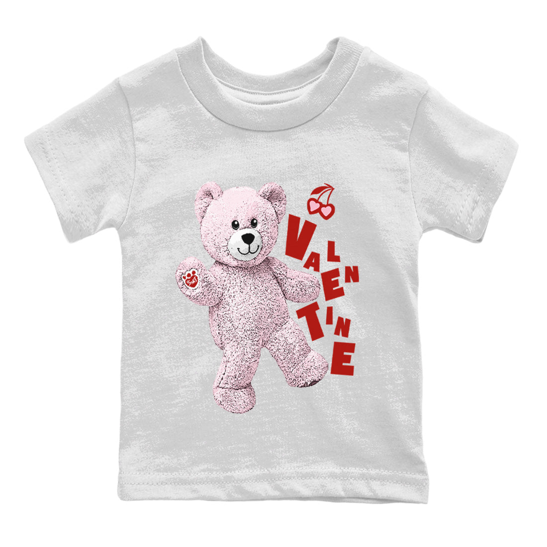 Air Force 1 Valentines Day Sneaker Match Tees Hello Bear Sneaker Tees Air Force 1 Valentines Day Jordan to match sneaker T-Shirt Kids Shirts