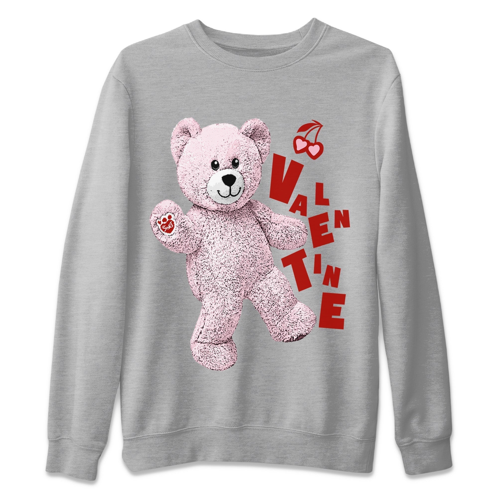 Air Force 1 Valentines Day Sneaker Match Tees Hello Bear Sneaker Tees Air Force 1 Valentines Day Jordan to match sneaker T-Shirt Crew Neck Shirts