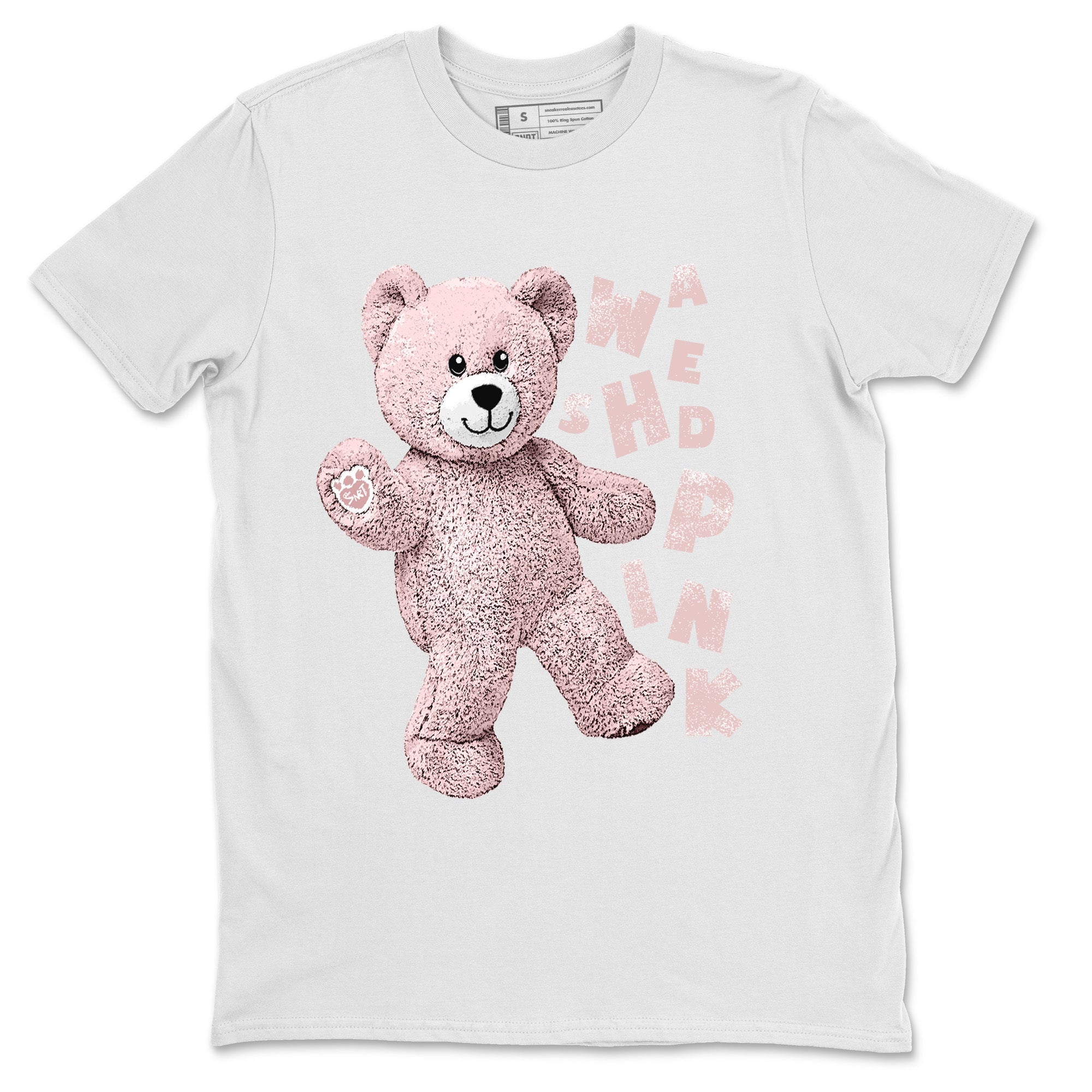 Air Jordan 1 Washed Pink Sneaker Match Tees Hello Bear Streetwear Sneaker Shirt Air Jordan 1 High OG WMNS Washed Pink Sneaker Release Tees Unisex Shirts White 2