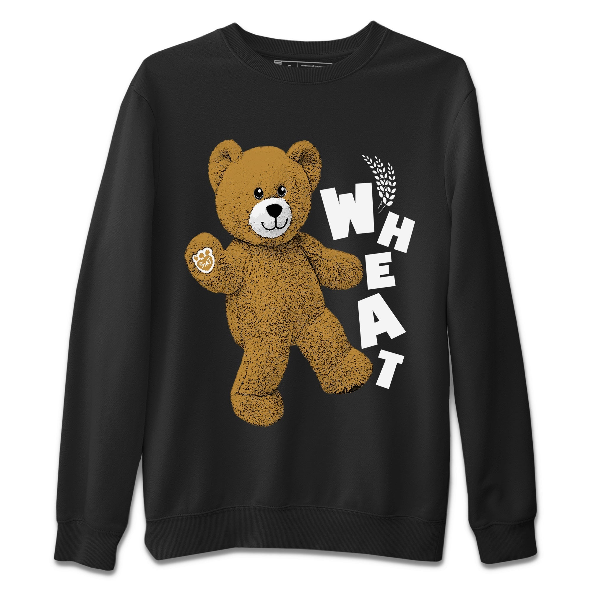 Jordan Retro 13 Wheat Sneaker Matching Tee Hello Bear Streetwear Sneaker Shirt Air Jordan 13 Wheat Sneaker Release Tees Unisex Shirts Black 2