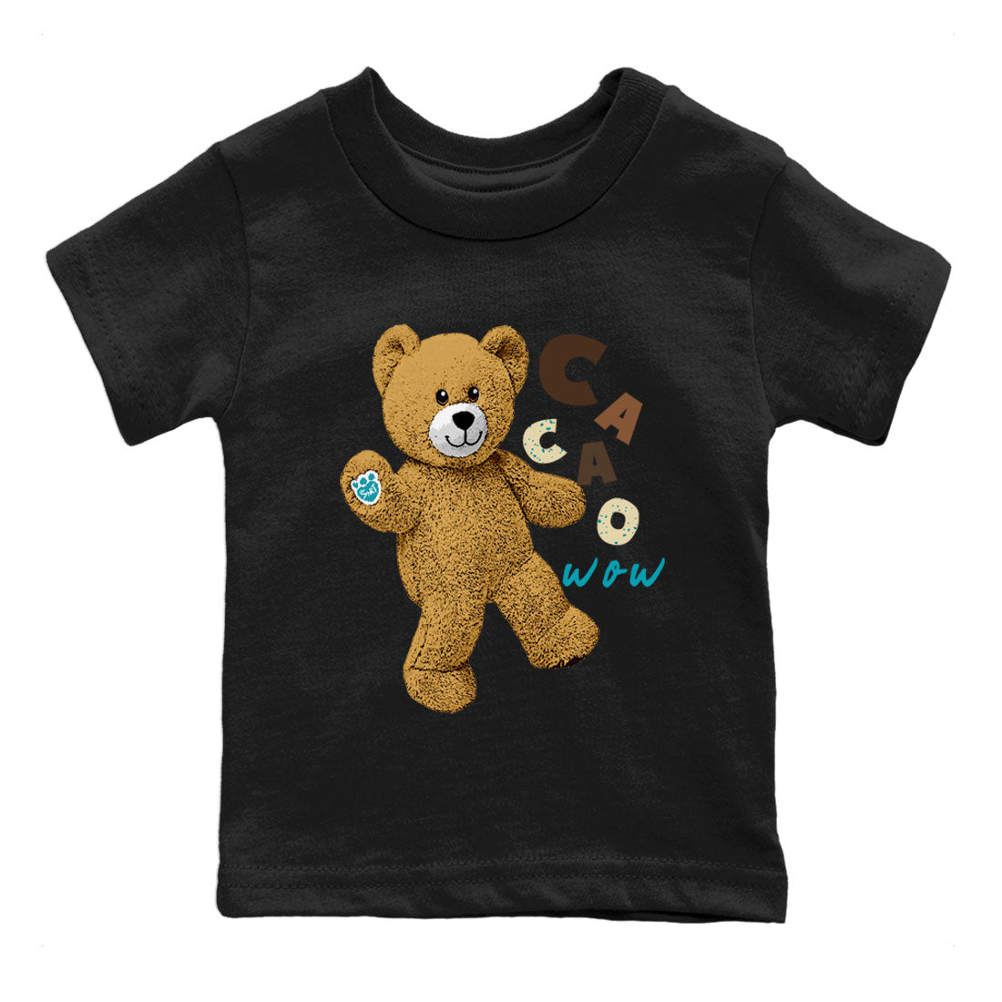 Air Jordan 4 GS Cacao Wow shirt to match jordans Hello Bear Streetwear Sneaker Shirt Air Jordan 4 Cacao Wow Drip Gear Zone Sneaker Matching Clothing Baby Toddler Black 2 T-Shirt