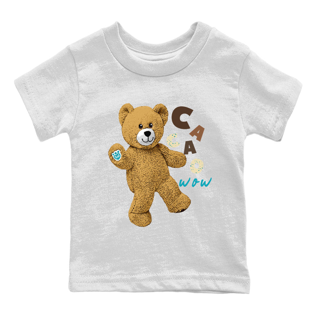 Air Jordan 4 GS Cacao Wow shirt to match jordans Hello Bear Streetwear Sneaker Shirt Air Jordan 4 Cacao Wow Drip Gear Zone Sneaker Matching Clothing Baby Toddler White 2 T-Shirt