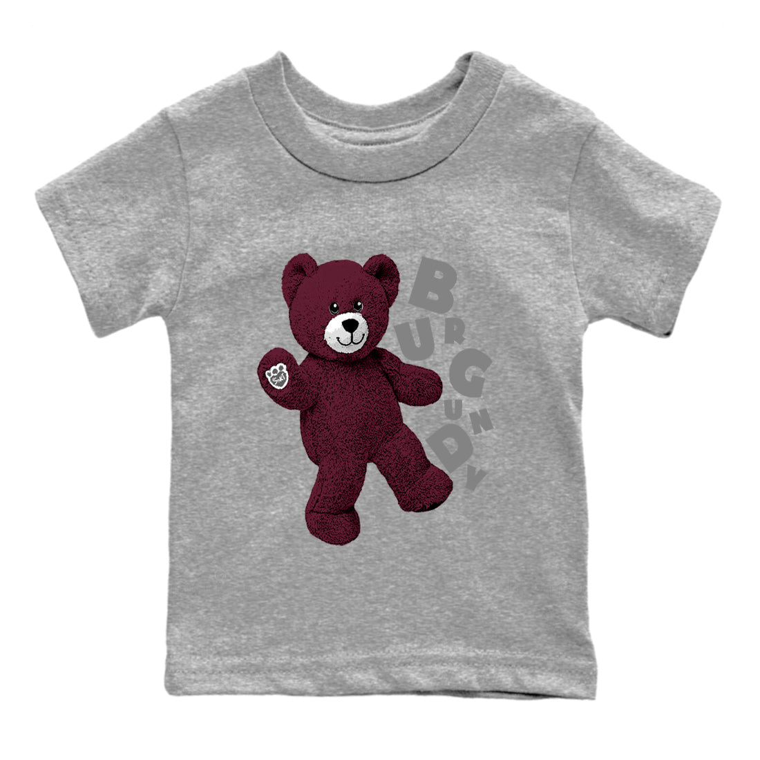 Jordan 5 Burgundy Shirts Hello Bear Streetwear Sneaker Shirt Air Jordan 5 Burgundy Sneaker Release Tees Kids Shirts Heather Grey 2