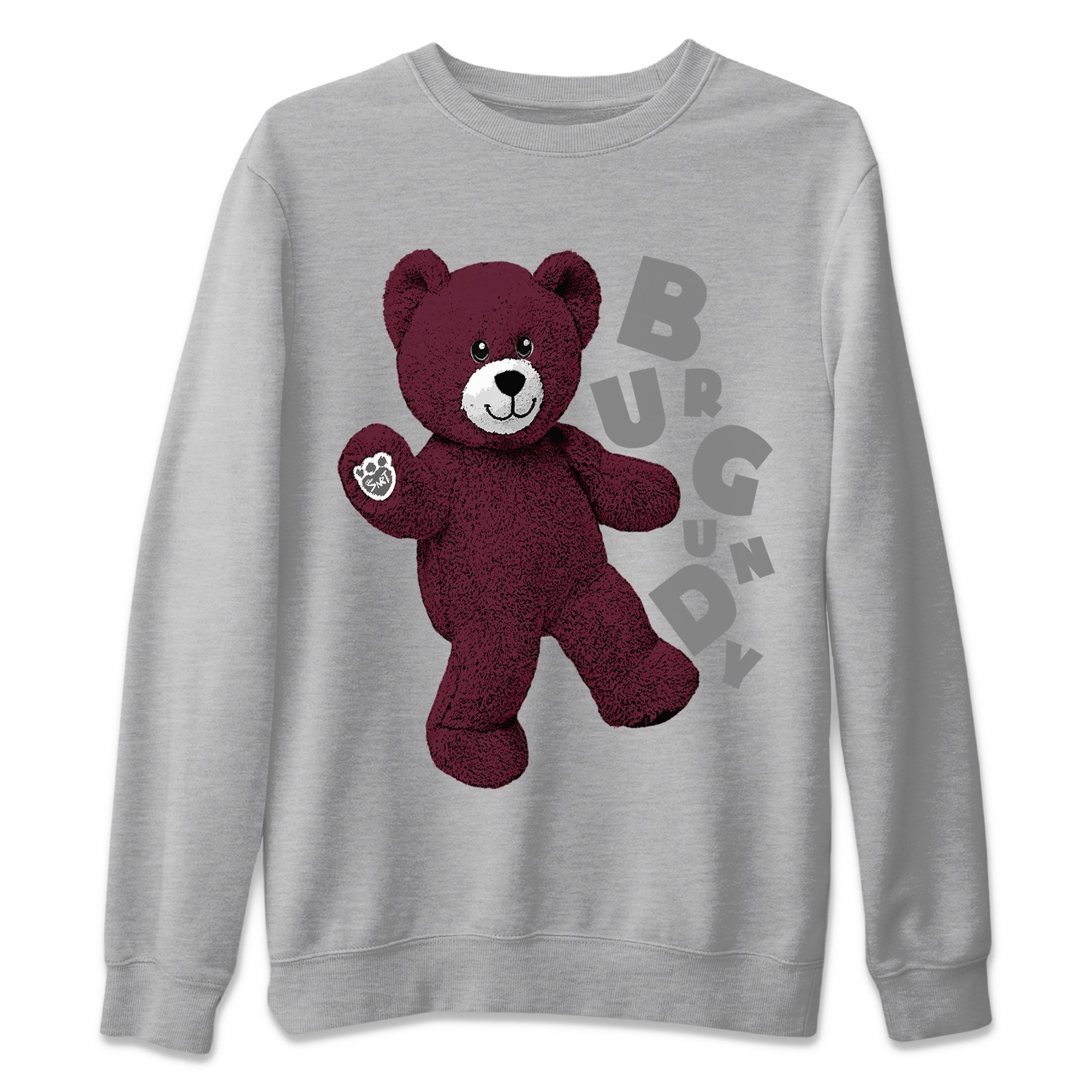 Jordan 5 Burgundy Shirts Hello Bear Streetwear Sneaker Shirt Air Jordan 5 Burgundy Sneaker Release Tees Unisex Shirts Heather Grey 2