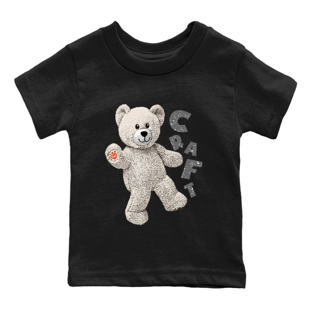 Air Jordan 5 Craft Sneaker Match Tees Hello Bear Streetwear Sneaker Shirt Air Jordan 5 Craft Tee Kids Shirts Black 2