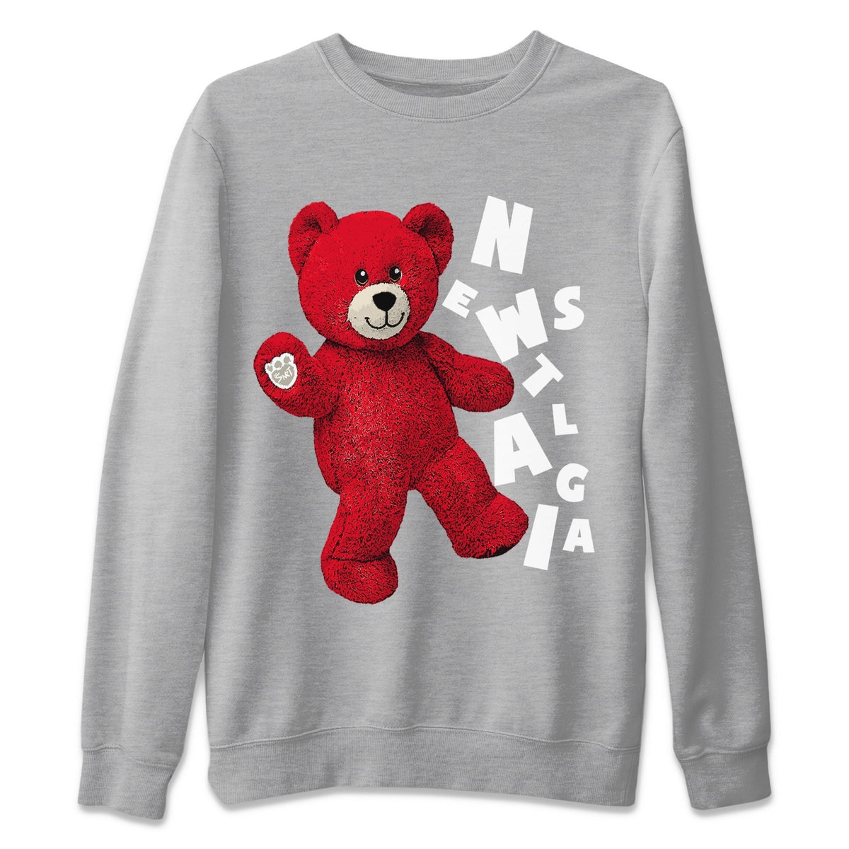 Jordan 1 Newstalgia Sneaker Matching T-Shirt Hello Bear Sneaker Tees Jordan 1 Newstalgia Sneaker Release Tees Crew Neck Tees