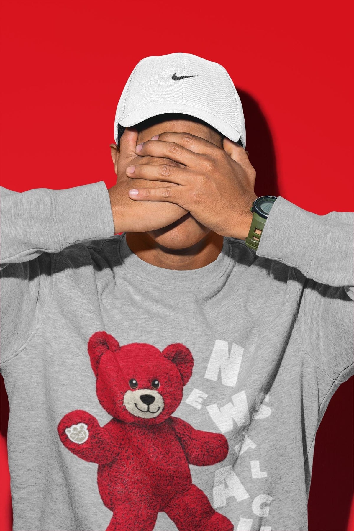 Jordan 1 Newstalgia Sneaker Matching T-Shirt Hello Bear Sneaker Tees Jordan 1 Newstalgia Sneaker Release Tees Crew Neck Tees