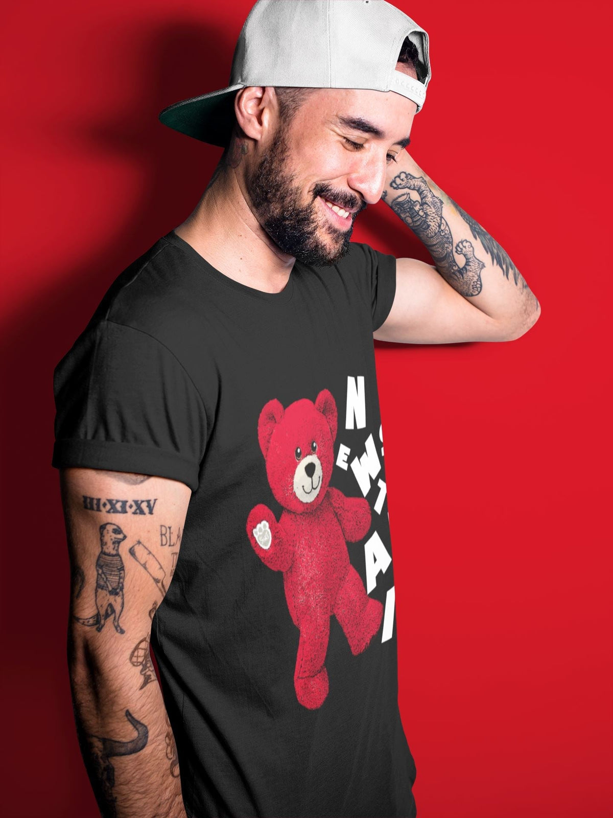 Jordan 1 Newstalgia Sneaker Matching T-Shirt Hello Bear Sneaker Tees Jordan 1 Newstalgia Sneaker Release Tees Crew Neck Tees