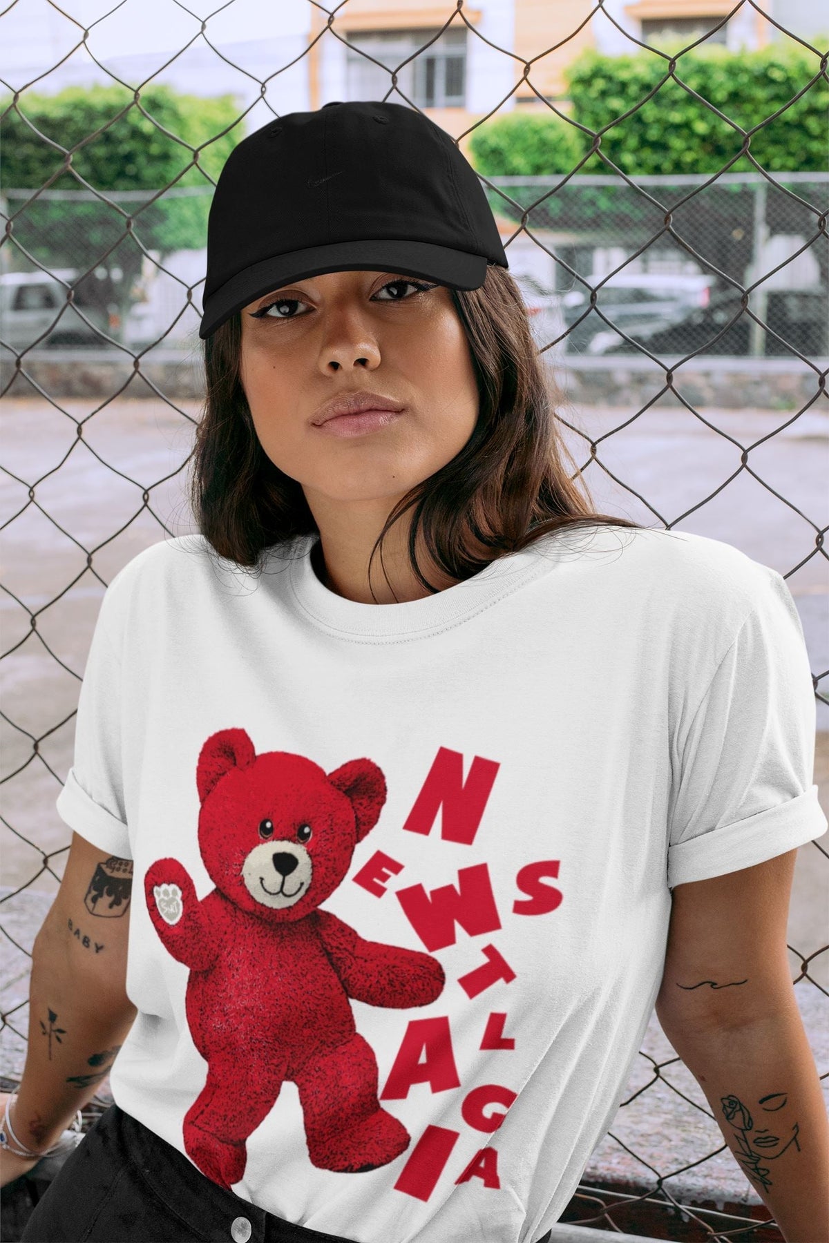 Jordan 1 Newstalgia Sneaker Matching T-Shirt Hello Bear Sneaker Tees Jordan 1 Newstalgia Sneaker Release Tees Crew Neck Tees
