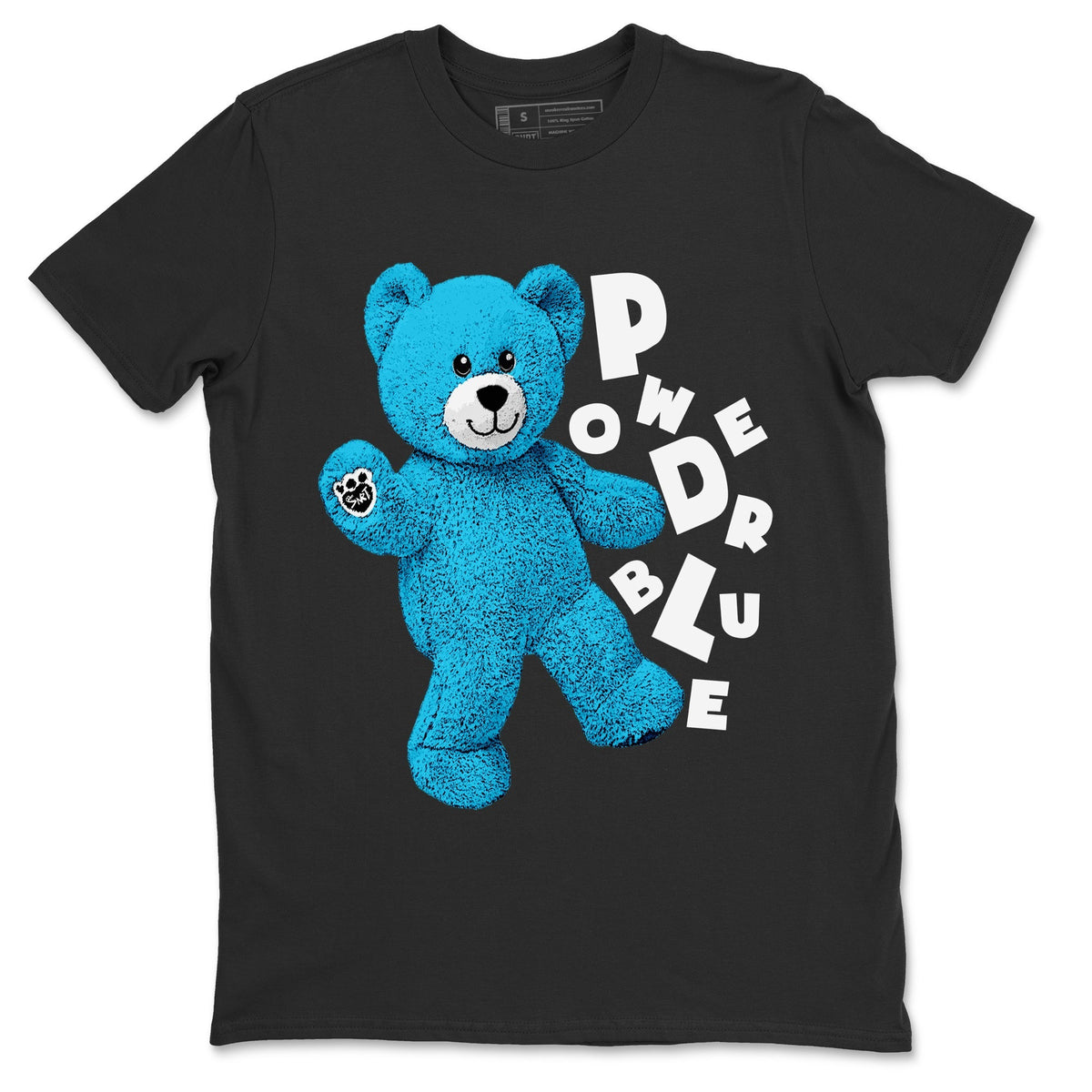 Jordan 1 Powder Blue Sneaker Matching T-Shirt Hello Bear Sneaker Tees Jordan 1 Powder Blue Sneaker Release Tees Crew Neck Tees